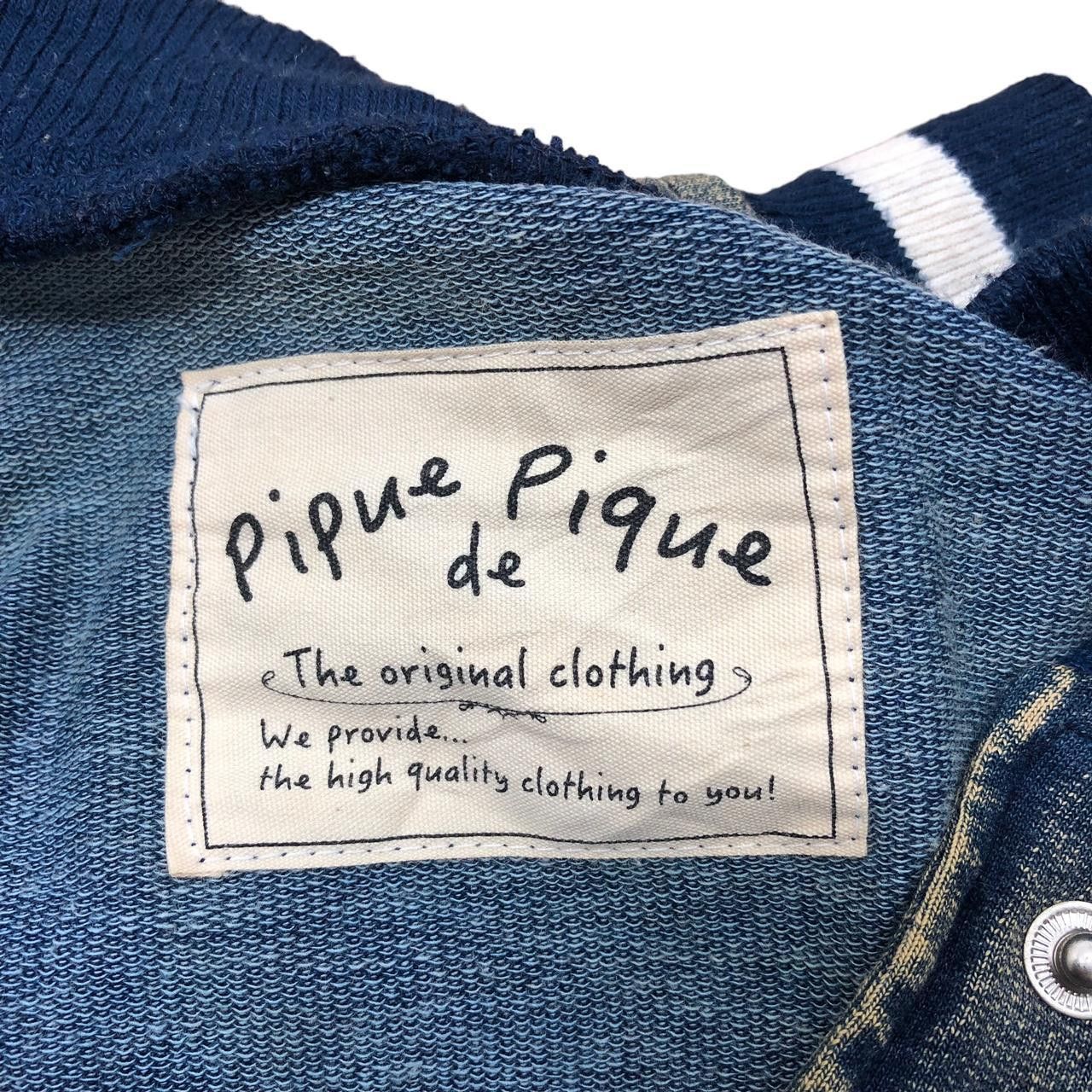 Other PIPUE PIQUE DE Black Snap Button Denim Jeans Bomber Size M / US 6-8 / IT 42-44 - 4 Thumbnail
