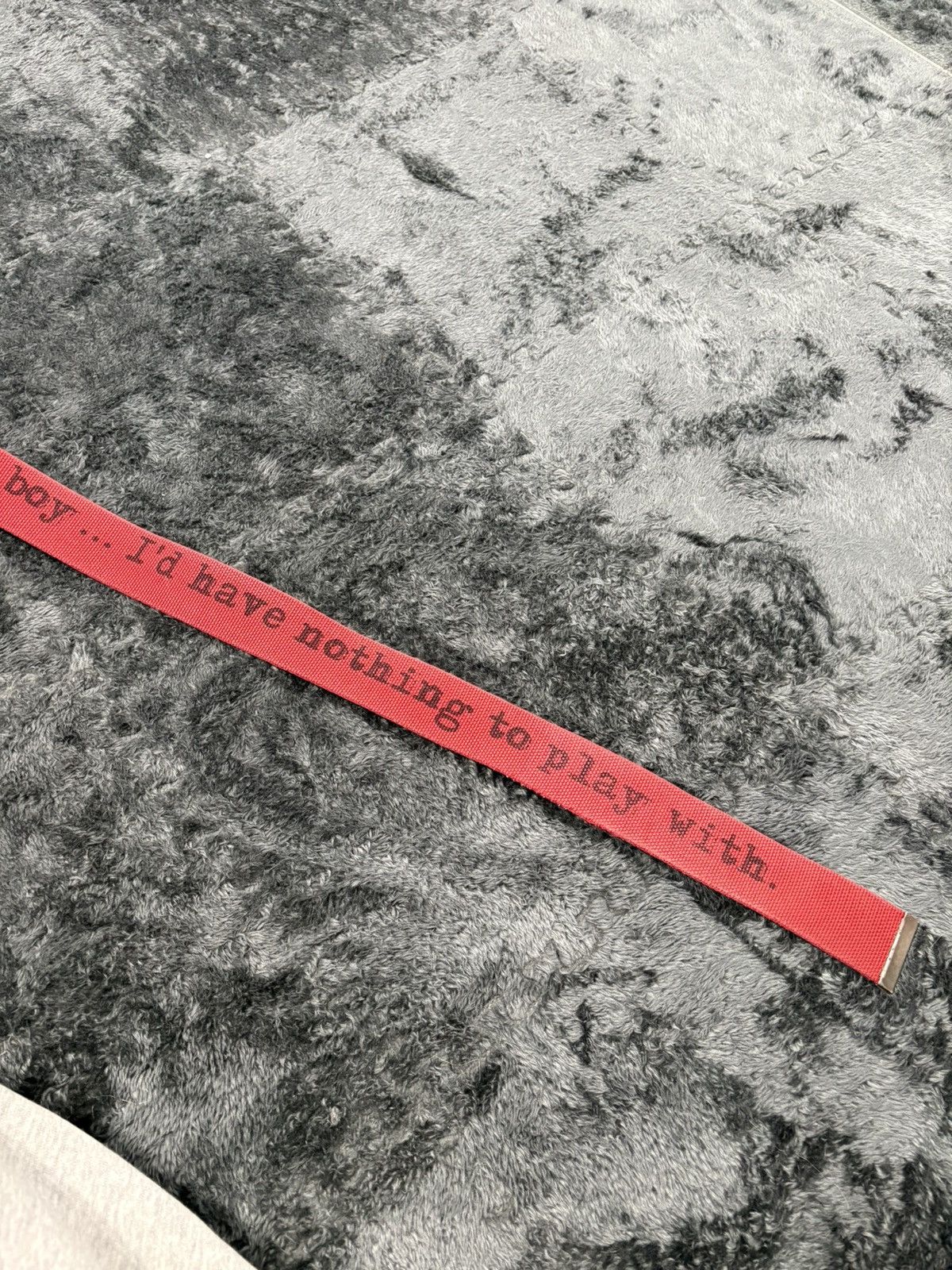 Hysteric Glamour Belt I was so broke Y2K Vintage Real Size ONE SIZE - 4 Thumbnail
