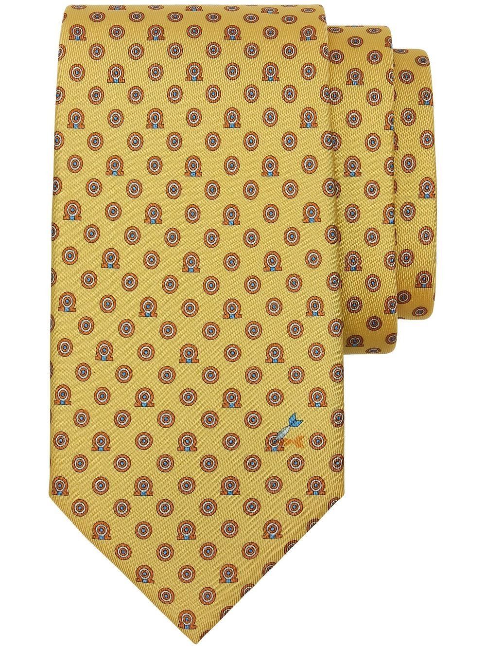 Salvatore Ferragamo o1s1rm1024 Size: OS / Silk Tie in Yellow Size ONE SIZE - 1 Thumbnail
