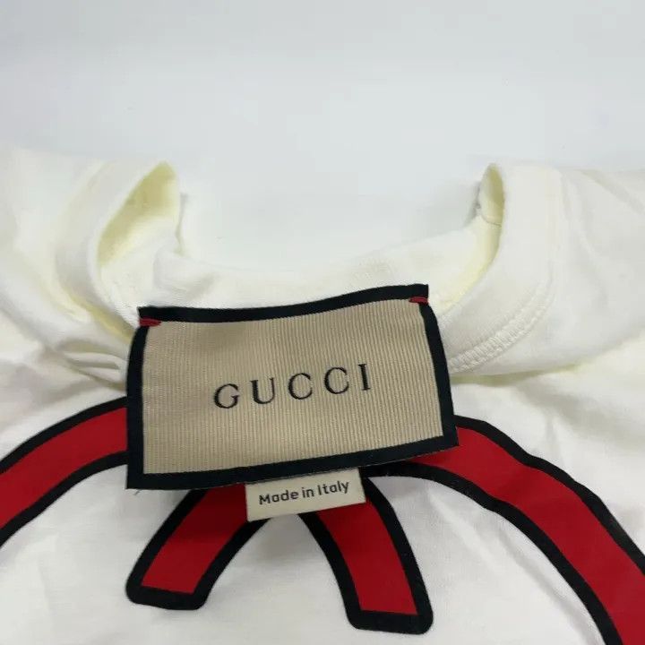 Gucci Gucci 1921 Logo Print Short Sleeve T-Shirt-2507 Size L / US 10 / IT 46 - 4 Thumbnail