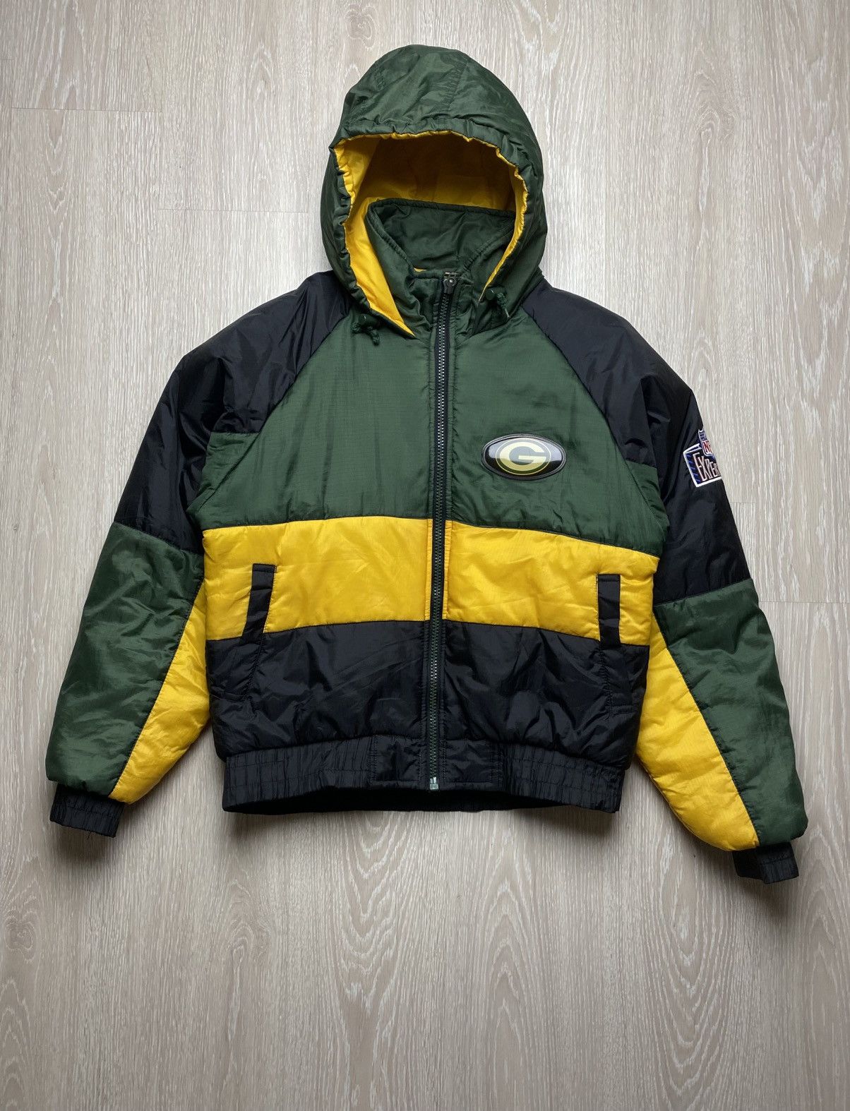 NFL Vintage 90s Pro Player Green Bay Packers Puffer Jacket NFL Size US L / EU 52-54 / 3 - 1 Thumbnail