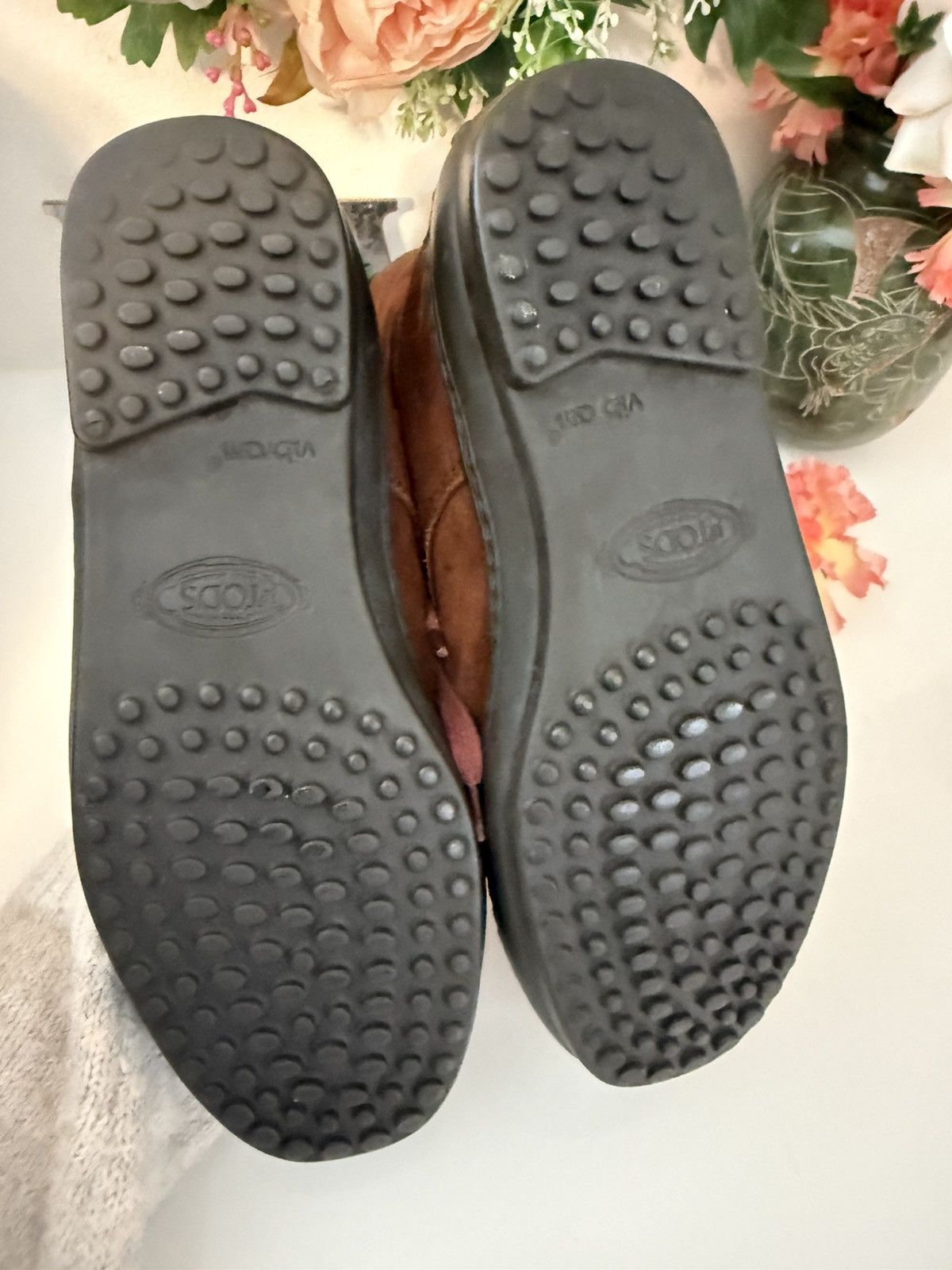 Tod's Tod’s Rubber Soled Suede Boots Brown Size 37/7 Boho Vintage Size US 7 / IT 37 - 3 Thumbnail