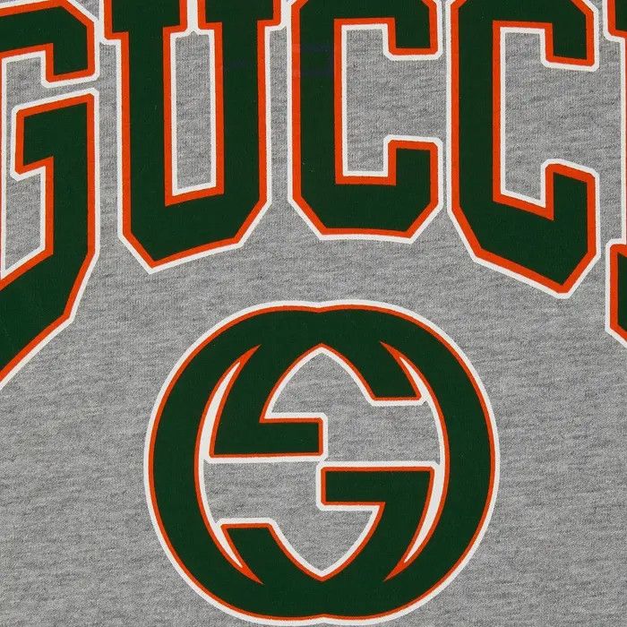 Gucci o1loc1c0226 771758 Cotton Jersey Printed T-Shirt in Grey Size US L / EU 52-54 / 3 - 4 Thumbnail