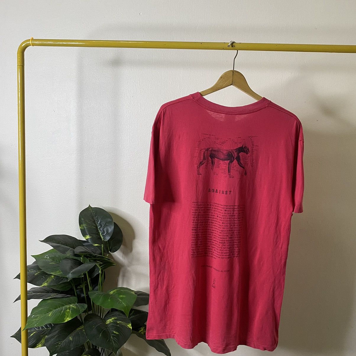 Band Tees Vintage 1990s Against Australian Hardcore Punk Band Tee Size US L / EU 52-54 / 3 - 6 Thumbnail