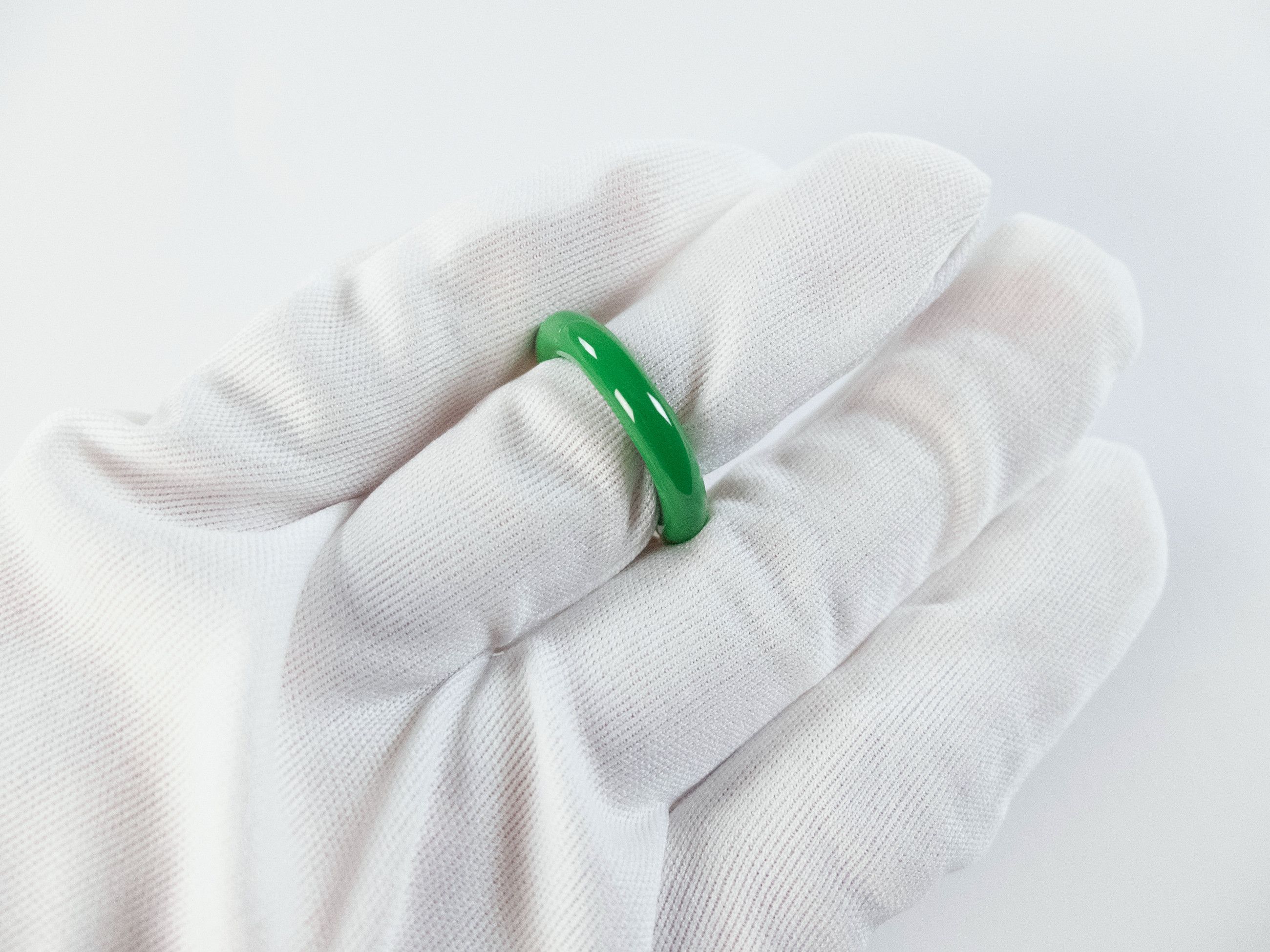 Bottega Veneta BOTTEGA VENETA Bolt green & gold tone silver ring w chain 15 Size ONE SIZE - 6 Thumbnail