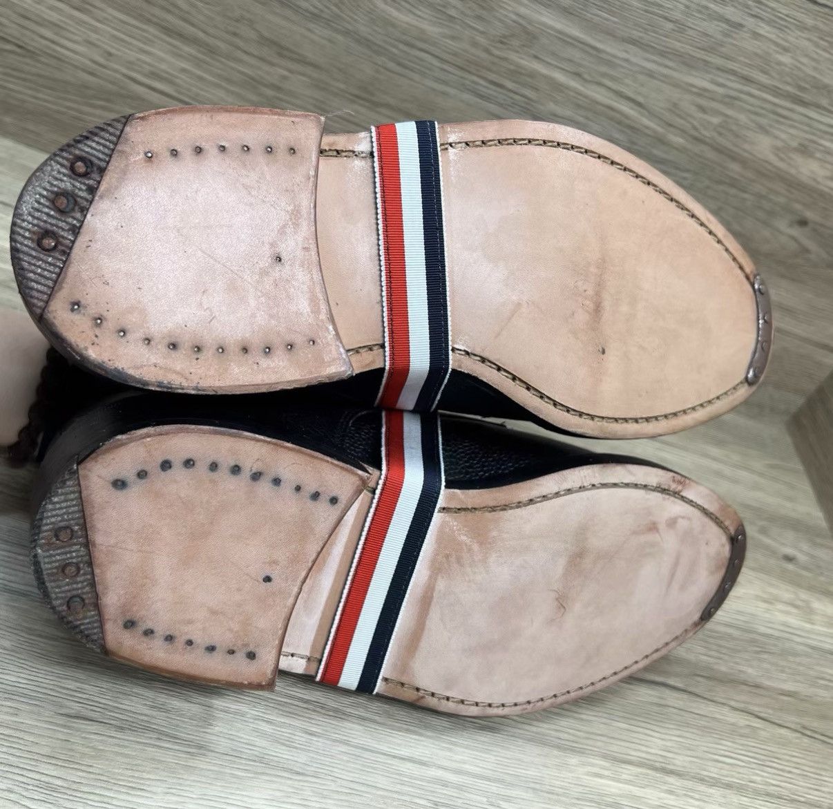 Thom Browne Thom Browne Black Lace-up Leather Shoes J41 Size US 8.5 / EU 41-42 - 4 Thumbnail