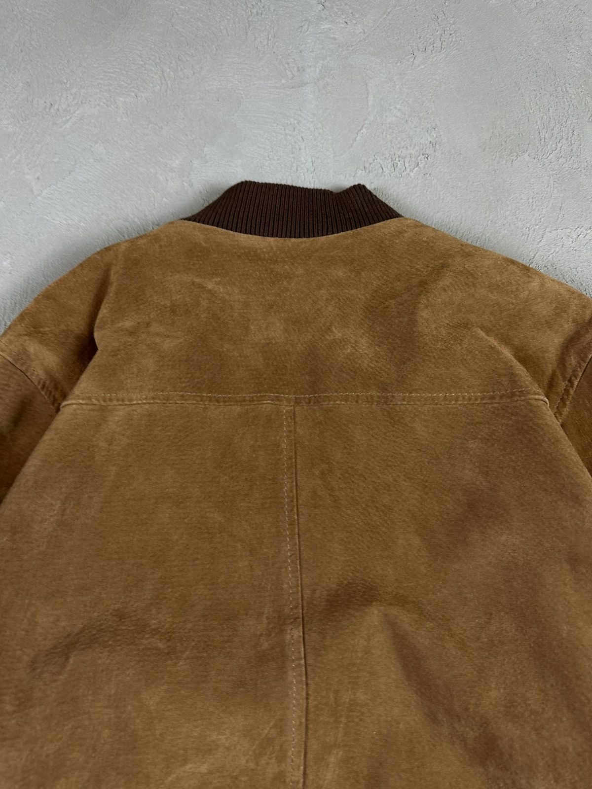 Obey Obey Suede Leather Boxy Bomber Jacket Size US M / EU 48-50 / 2 - 13 Thumbnail