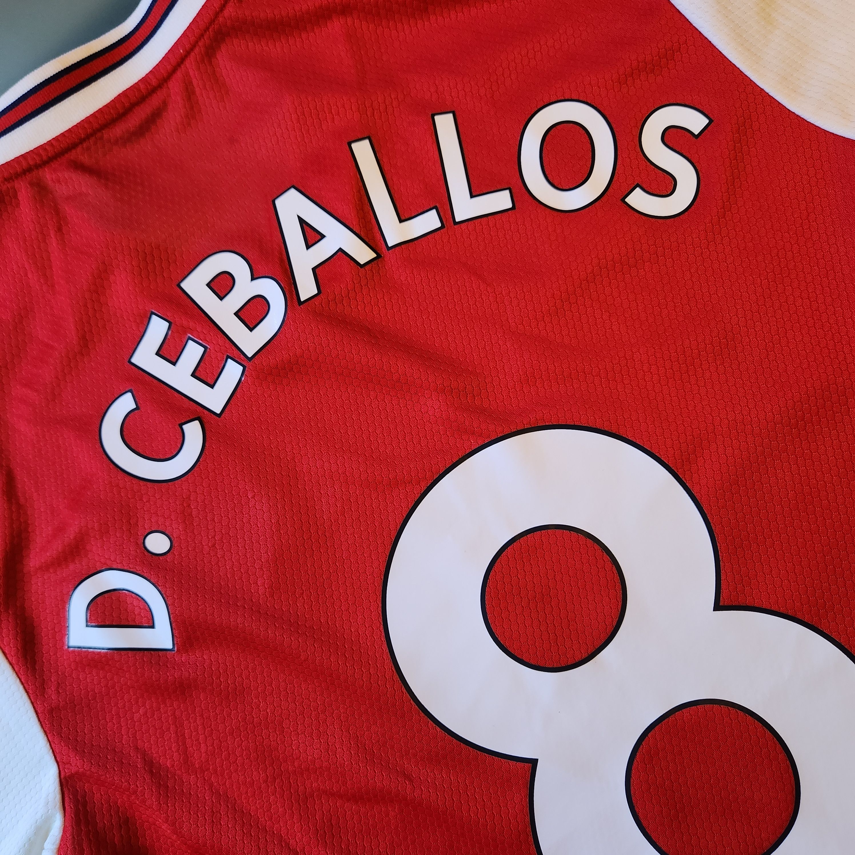Adidas Authentic Arsenal CEBALLOS 2019-2020 Heads Up Home Jersey Size US M / EU 48-50 / 2 - 5 Thumbnail
