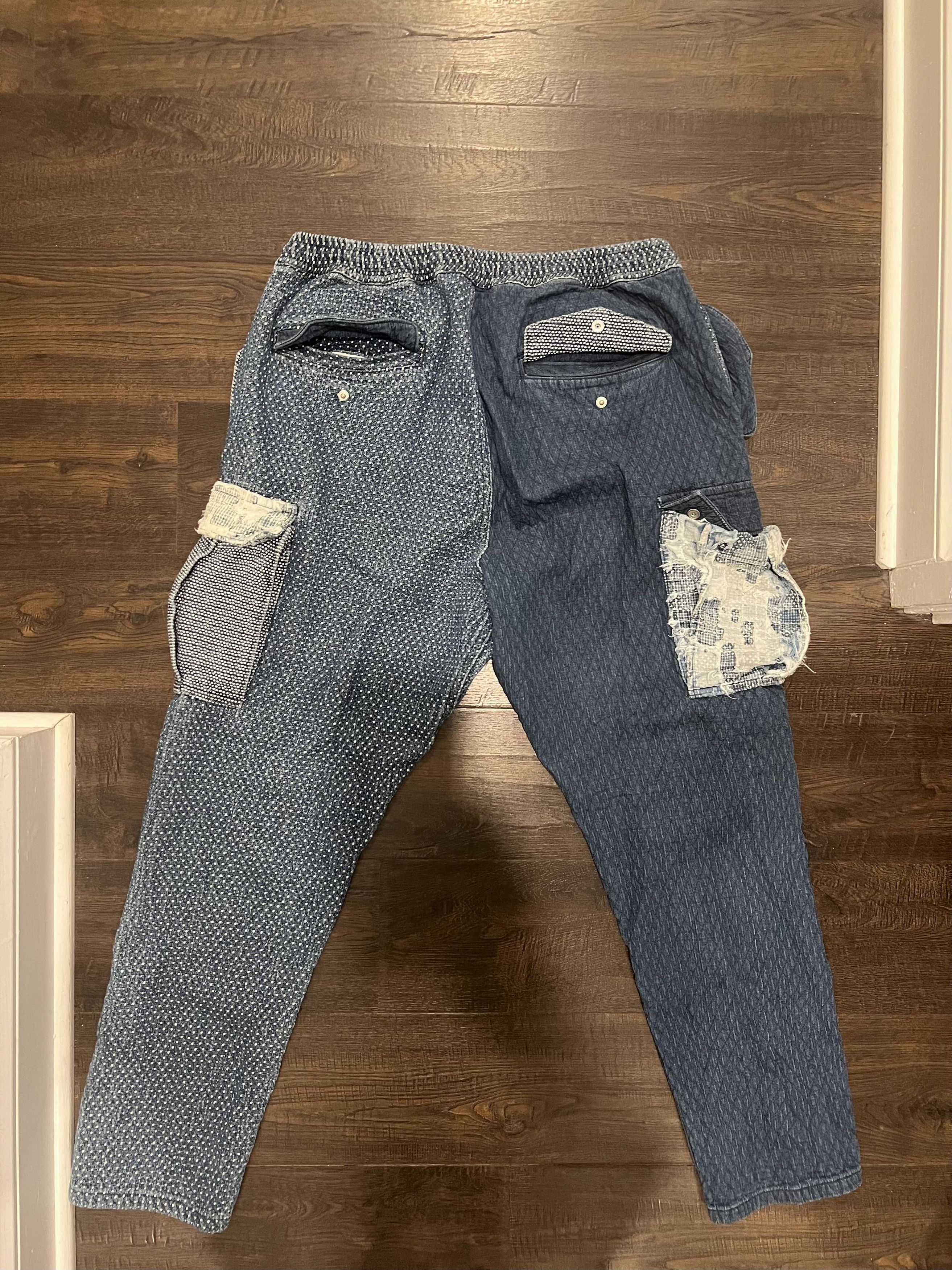 FDMTL FDMTL Boro Patchwork Cargo Rinse Pants Size US 32 / EU 48 - 5 Thumbnail