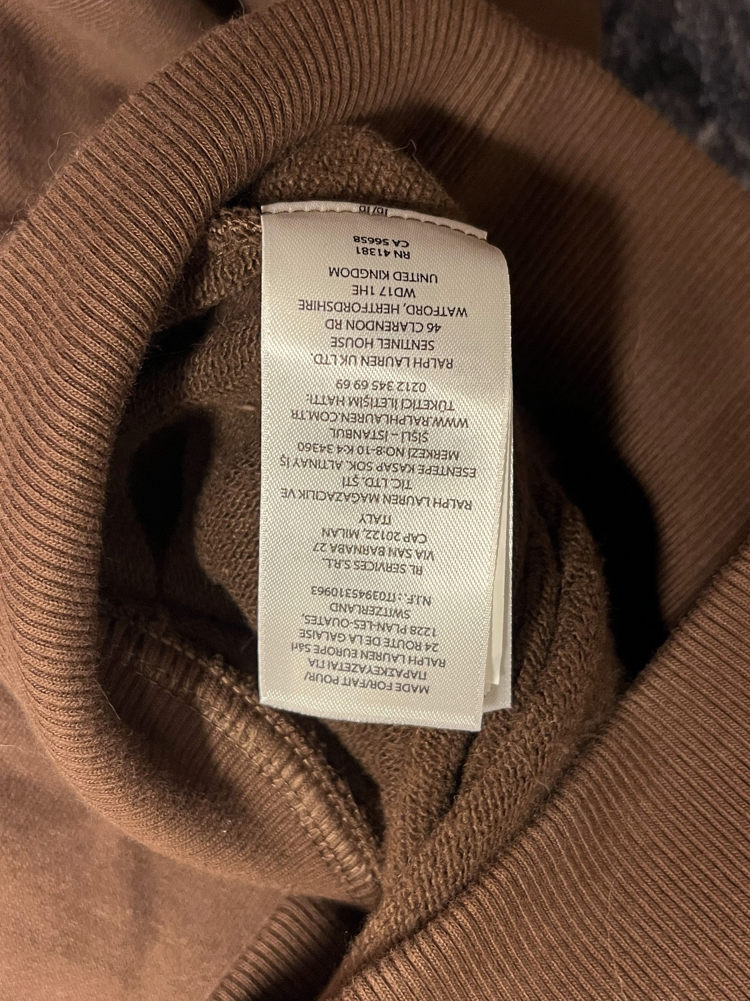 Polo Ralph Lauren Polo Ralph Lauren Brown hoodie Size US M / EU 48-50 / 2 - 4 Thumbnail