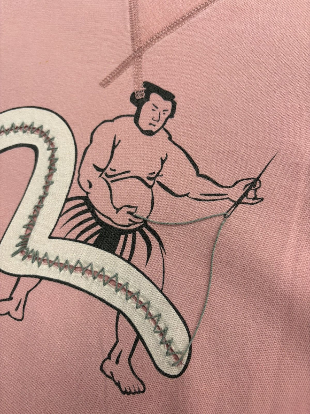 Evisu Evisu Stuffed Indigo Pink T-Shirt Men Size US M / EU 48-50 / 2 - 5 Thumbnail