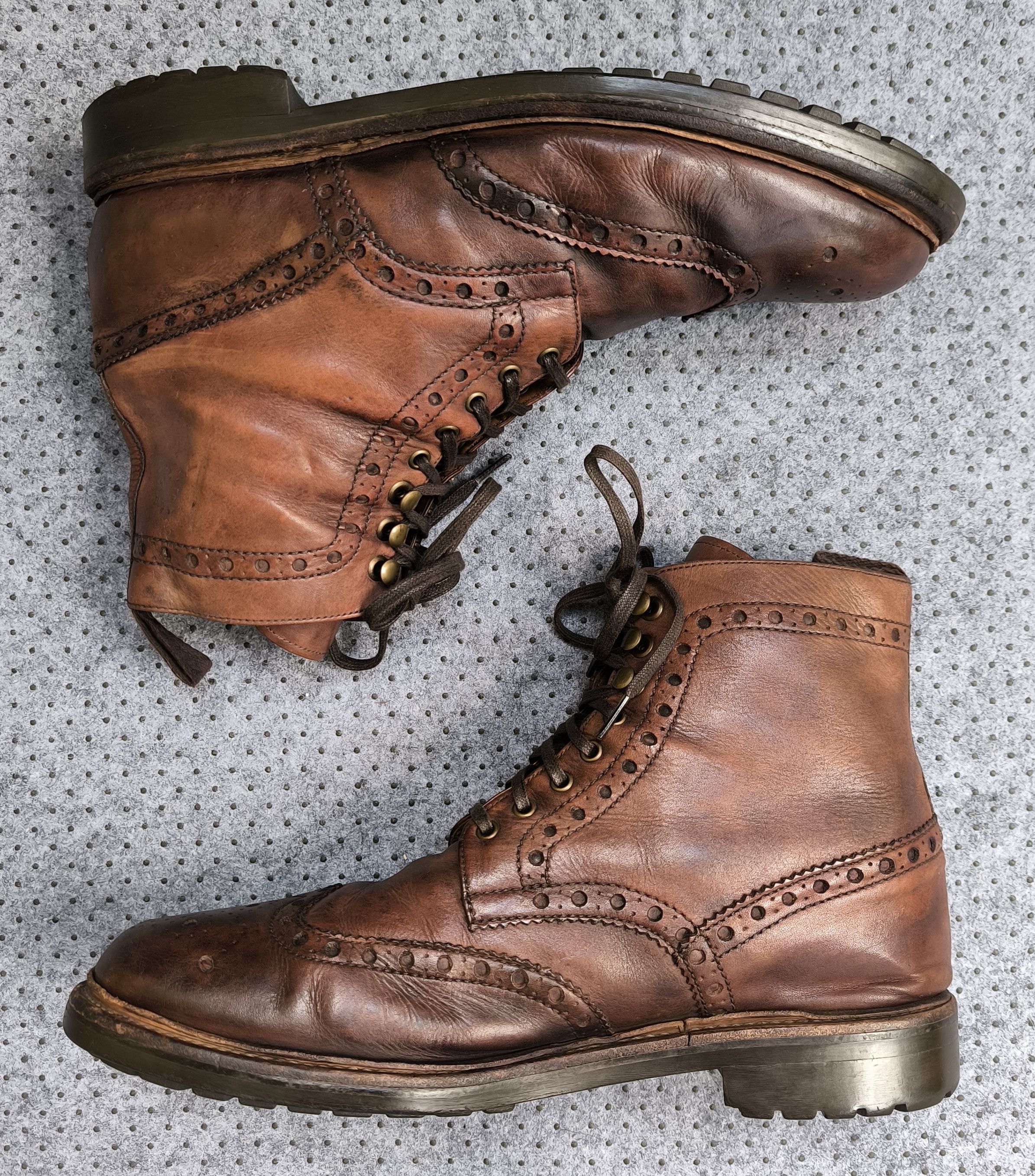 Grenson GRENSON Fred Brogue ankle boot Size US 12 / EU 45 - 2 Thumbnail