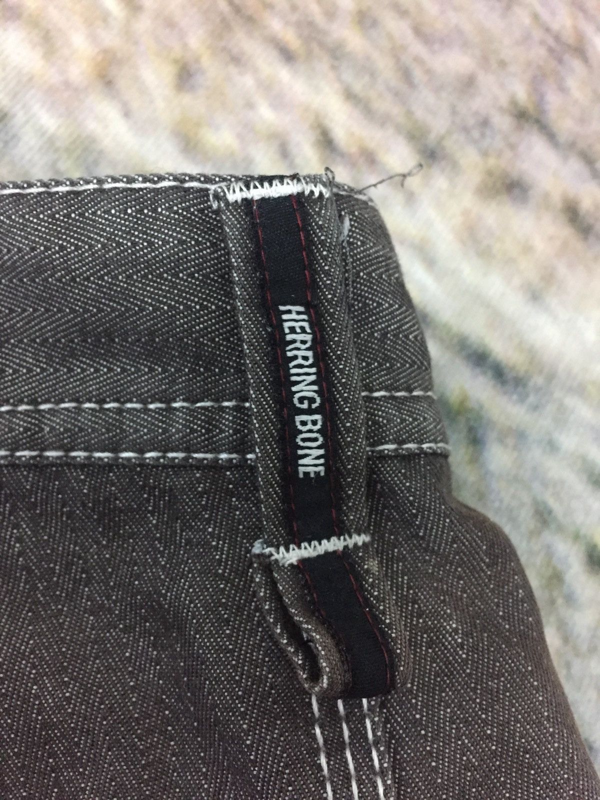 Hysteric Glamour 🔥Rare🔥Herringbone multipocket painted art cargo pant Size US 29 - 9 Thumbnail