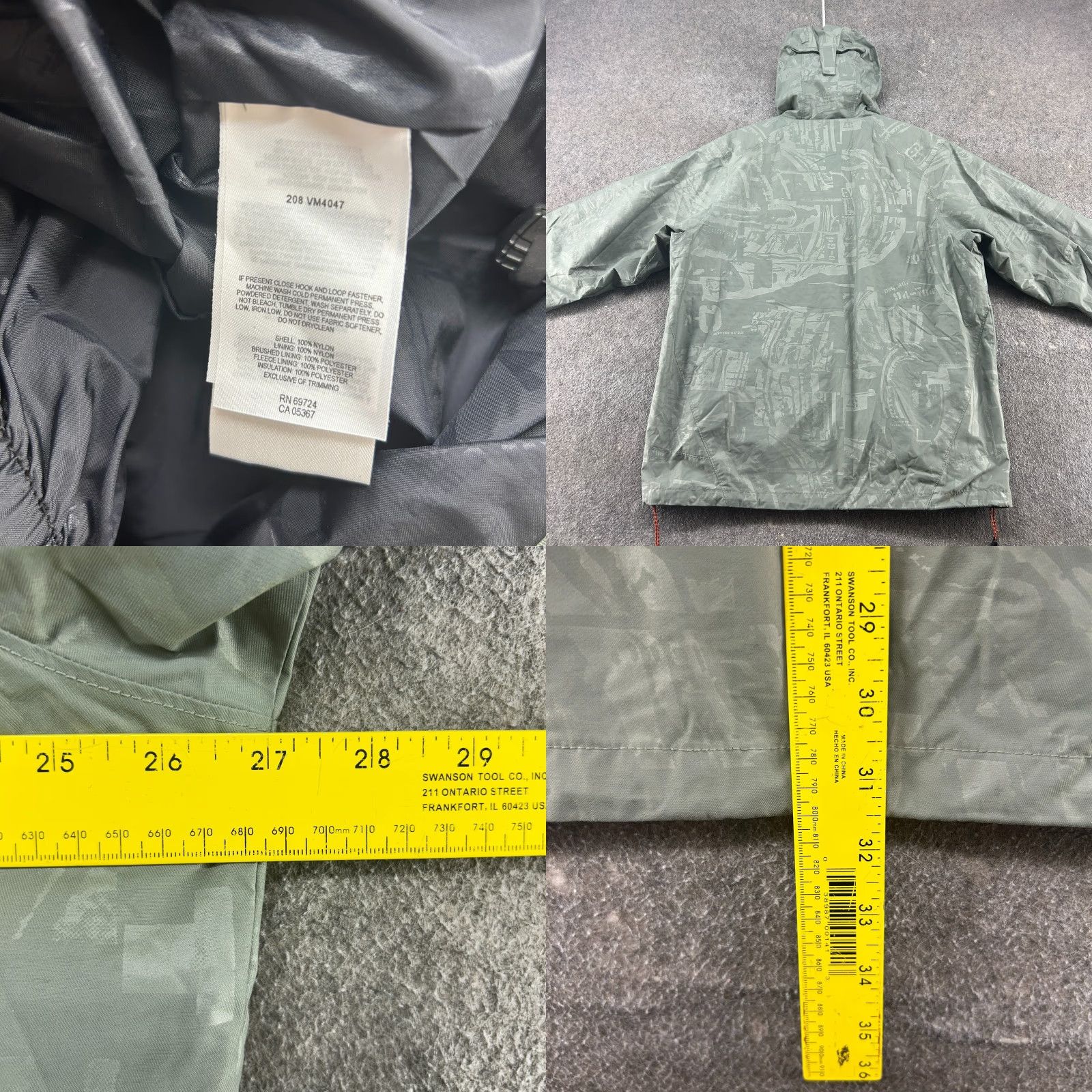 Vintage Columbia Jacket Mens L Green Grey Parka Hooded Convert Snowboard Omni Tech Ski Jacket Size US L / EU 52-54 / 3 - 8 Thumbnail