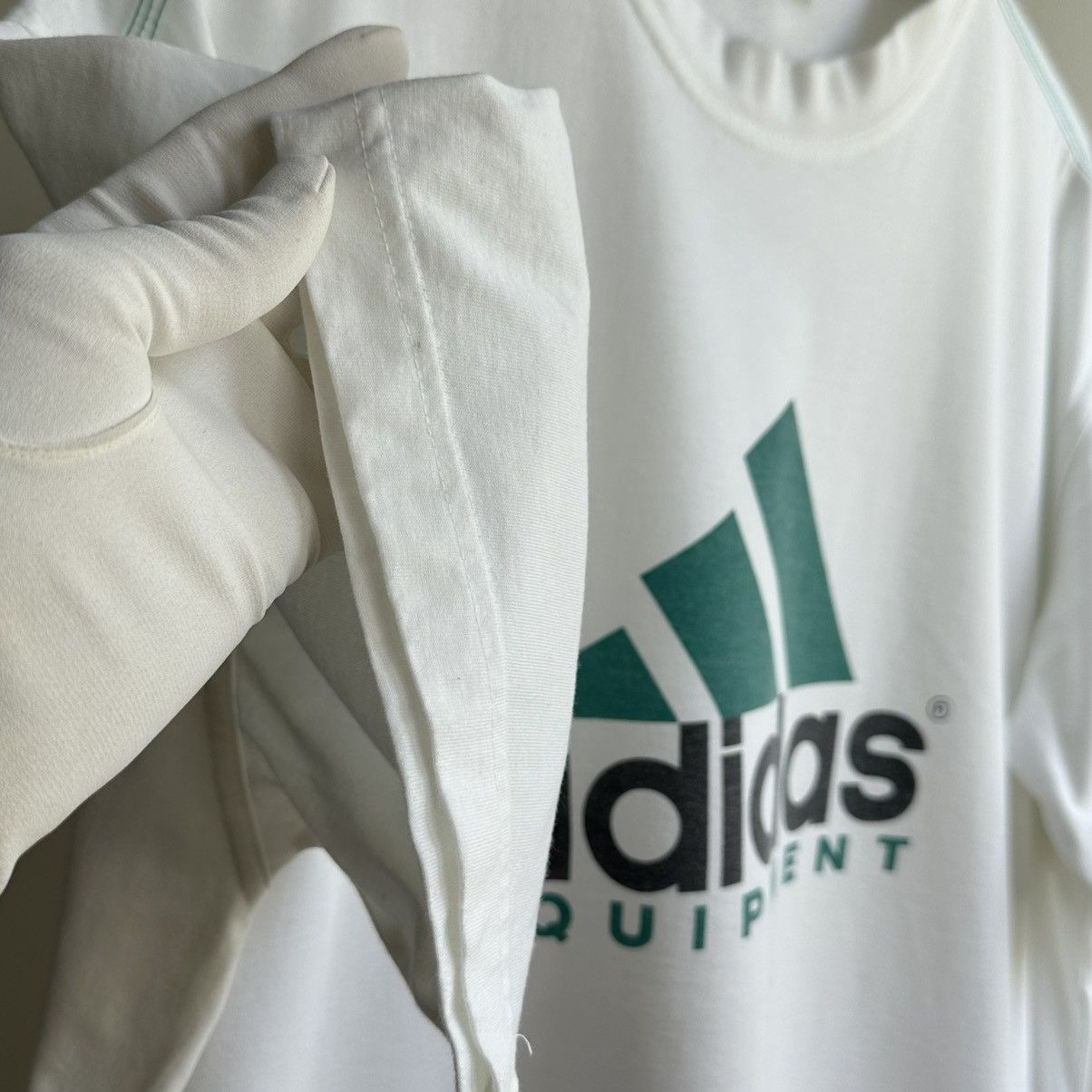 Adidas × Vintage VINTAGE ADIDAS EQUIPMENT BIG LOGO TEE Size US XL / EU 56 / 4 - 6 Thumbnail