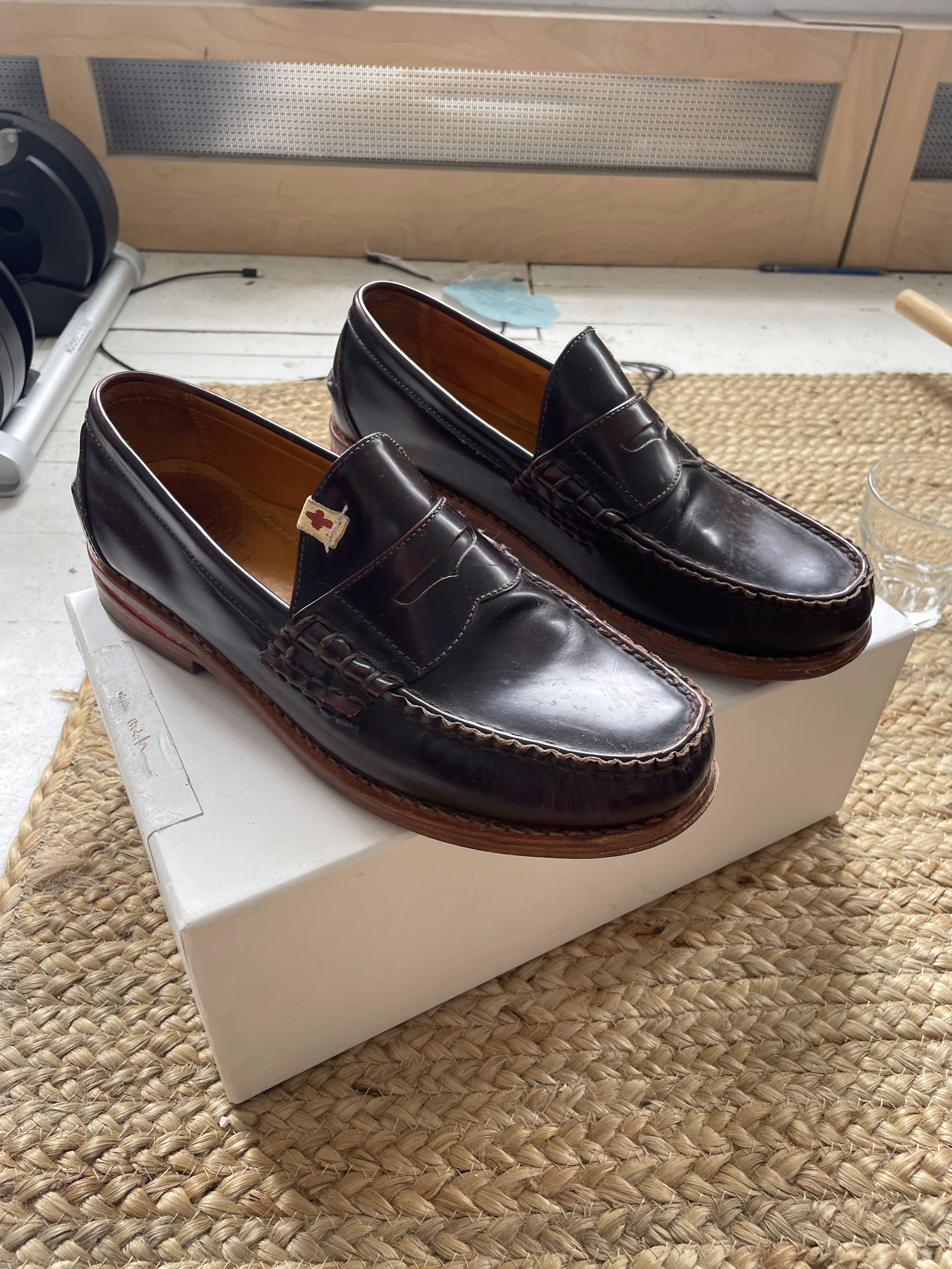 Visvim Fabro-Folk Burgundy Size US 11 / EU 44 - 1 Thumbnail