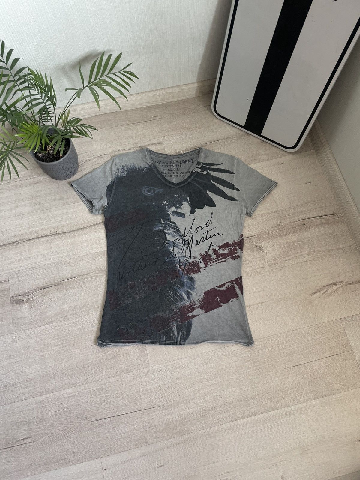 Pre-owned Hysteric Glamour X If Six Was Nine Y2k Amazing Faded Tee Kay Largo Like Ed Hardy Streetwear