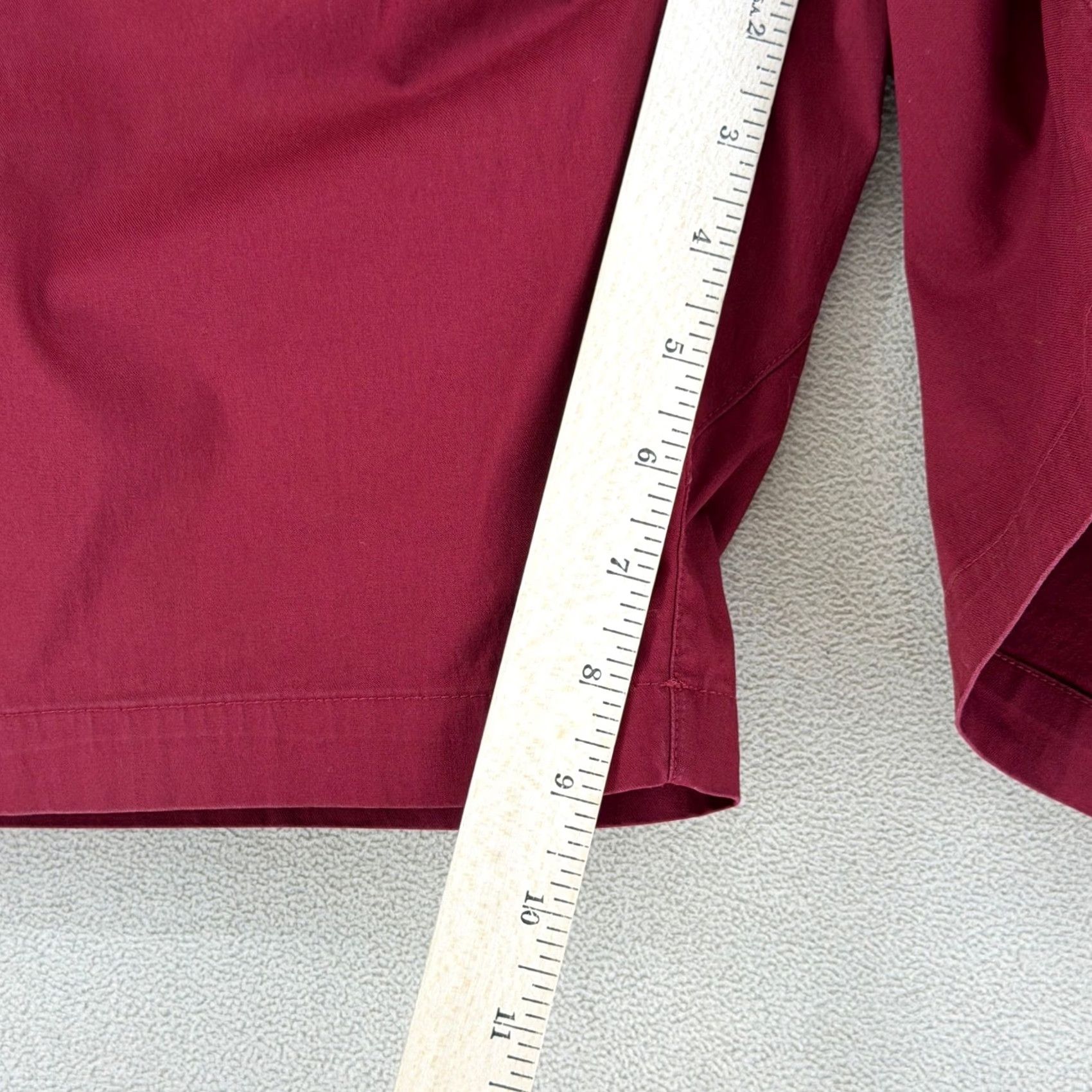 Lululemon Lululemon Mens Red Commission Shorts 32 Flat Front Zip Pocket Casual Summer Shirt vs Shorts? Size US 32 / EU 48 - 6 Thumbnail