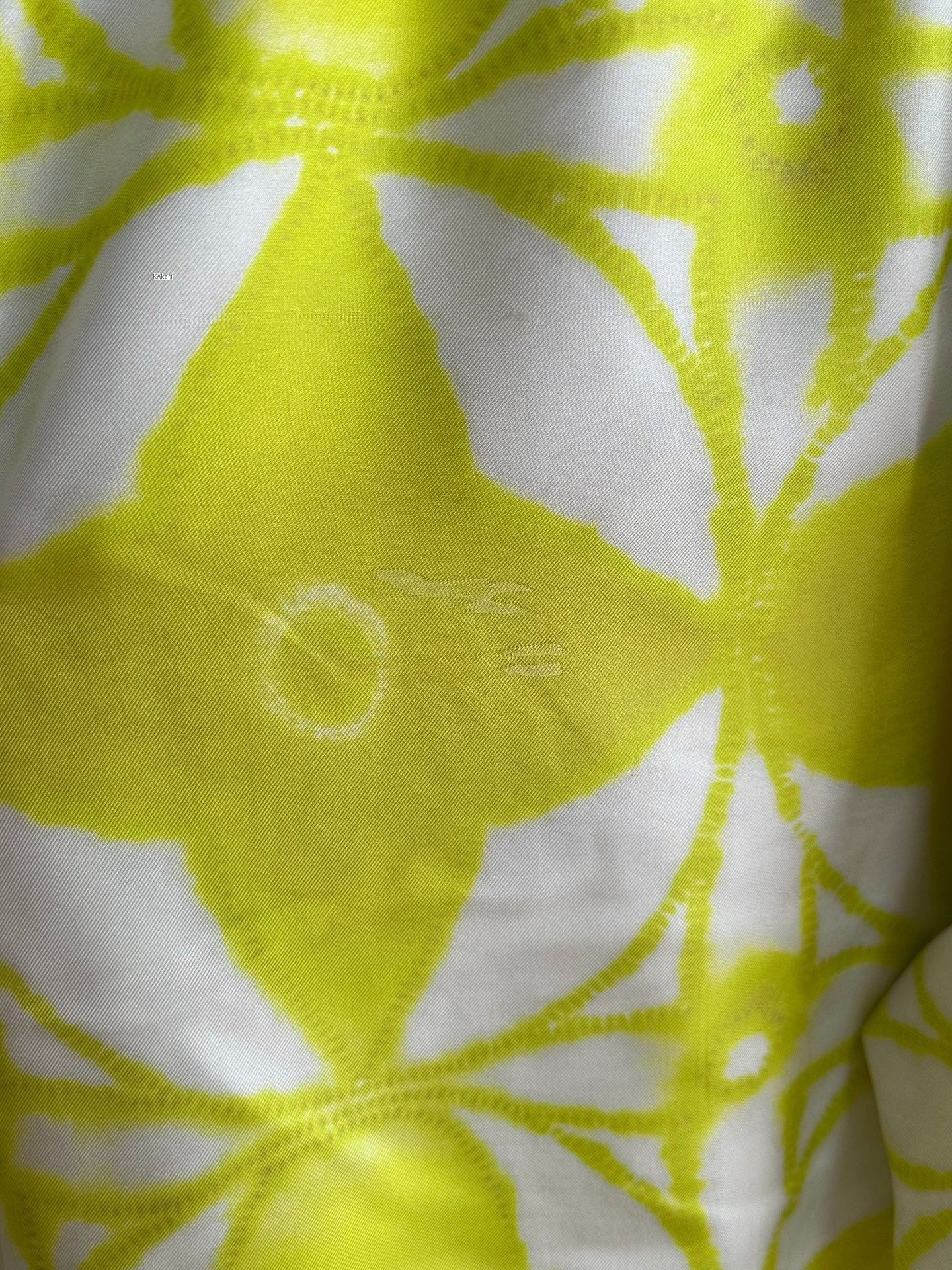 Louis Vuitton Louis Vuitton White Yellow Ink Wash Shorts Size US 28 / EU 44 - 5 Thumbnail