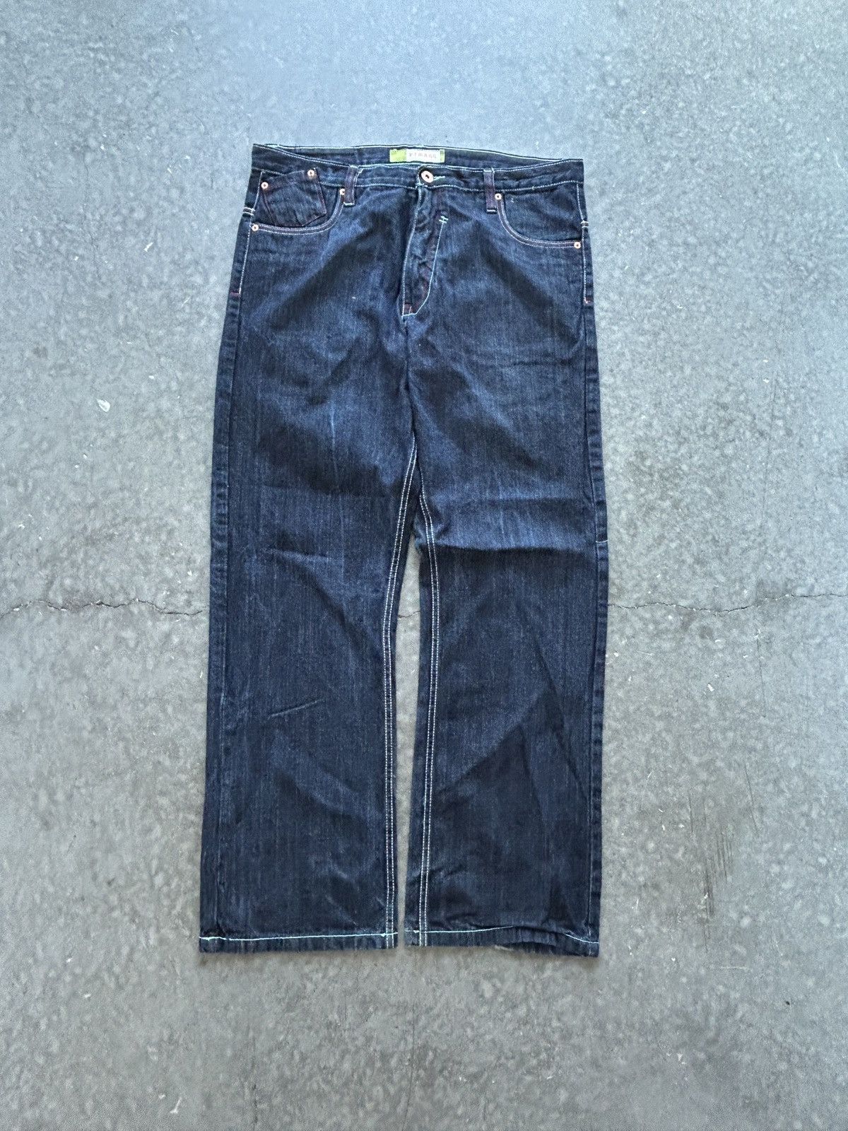 JNCO Vintage Y2K PJ Mark Baggy Denim Jeans Skater Pinkman Size US 38 / EU 54 - 4 Thumbnail
