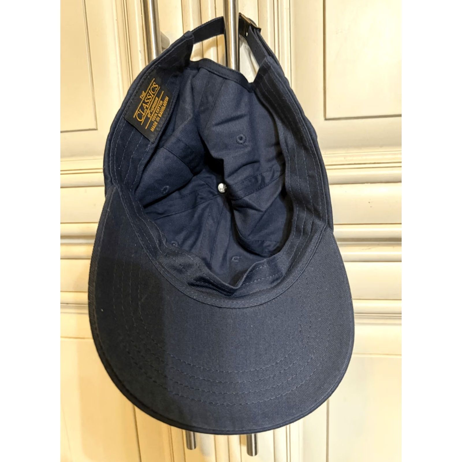 Vintage Yupoong The Classics Men's Triple Diamond Adjustable Strapback Hat Navy OS Size ONE SIZE - 2 Thumbnail