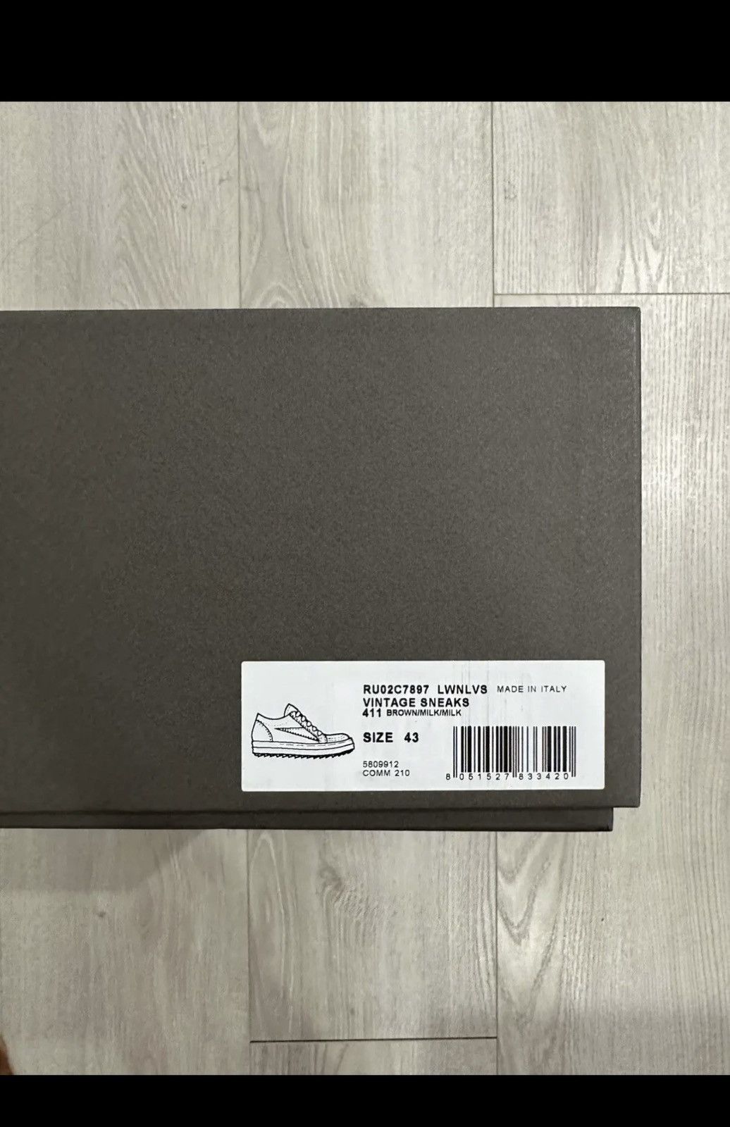 Rick Owens RICK OWENS VINTAGE SNEAKER BROWN Size US 10 / EU 43 - 7 Thumbnail