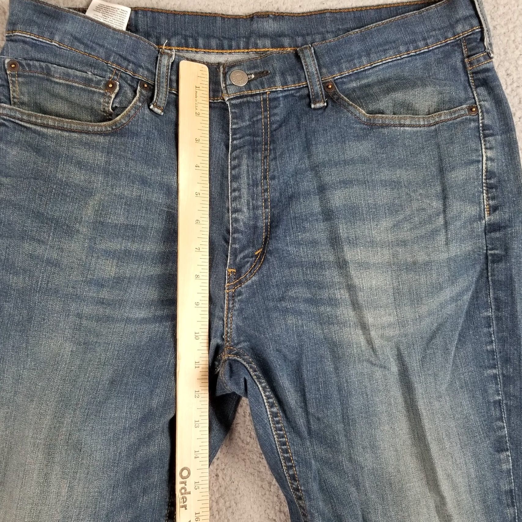 Levi's Levi's 541 Athletic Fit Tapered Jeans Mens 36x32 Blue Denim Mid Rise Size US 36 / EU 52 - 7 Thumbnail