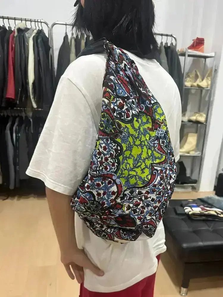 Yohji Yamamoto Yohji Yamamoto Yohji Yamamoto Y's Flowers Print Bundle Bag Size ONE SIZE - 6 Thumbnail