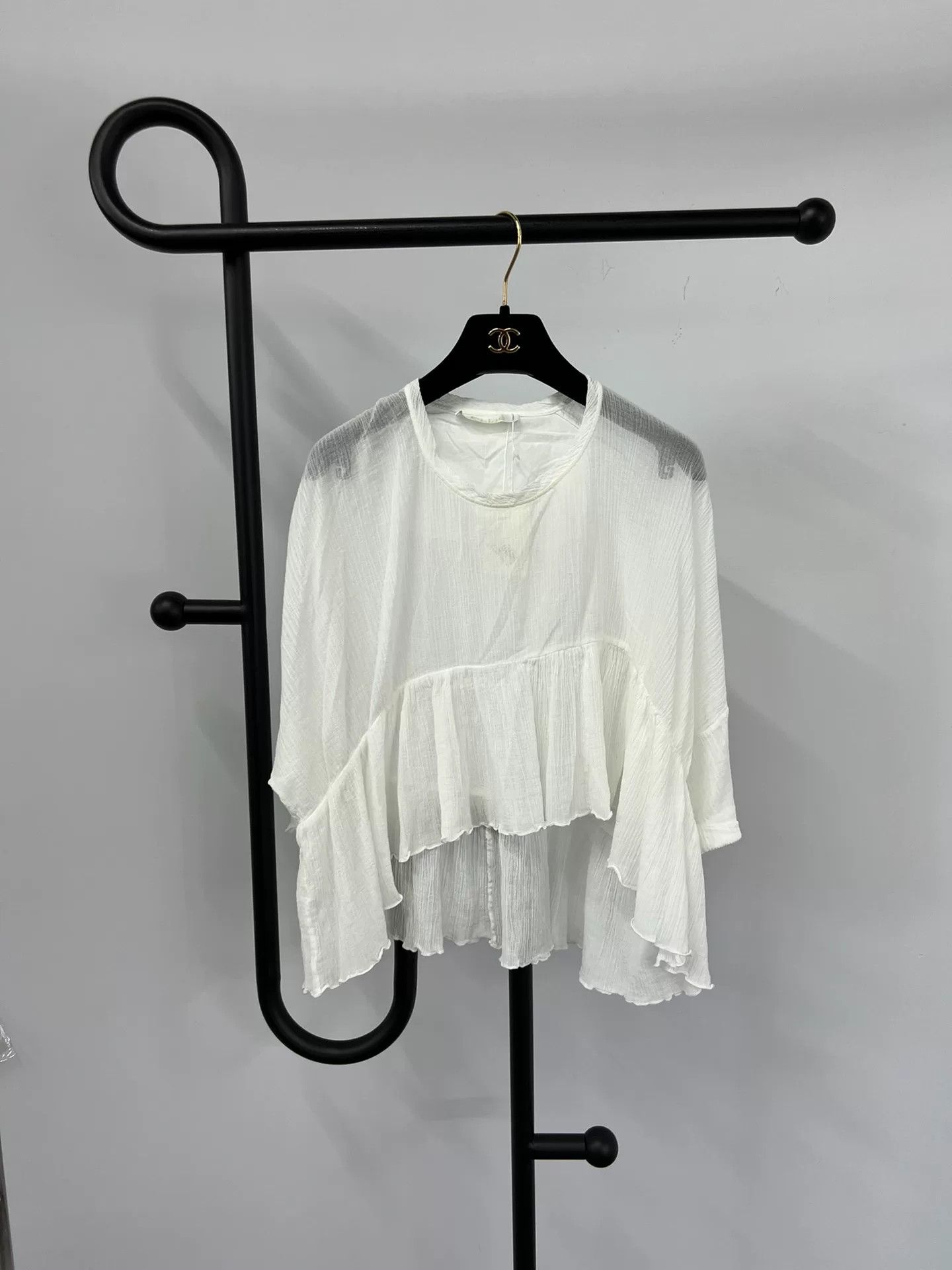 Chloe Chloe White Pullover Shirt/Blouse Size S / US 4 / IT 40 - 1 Thumbnail