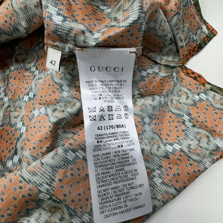Gucci Gucci Gucci Floral Printed Silk Shirt for Men -2506 Size US M / EU 48-50 / 2 - 5 Thumbnail