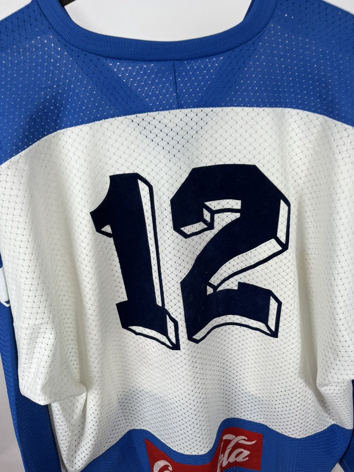 Vintage Vintage Coca-Cola Ice Hockey Jersey Innsbruck #12 Size US XL / EU 56 / 4 - 14 Thumbnail