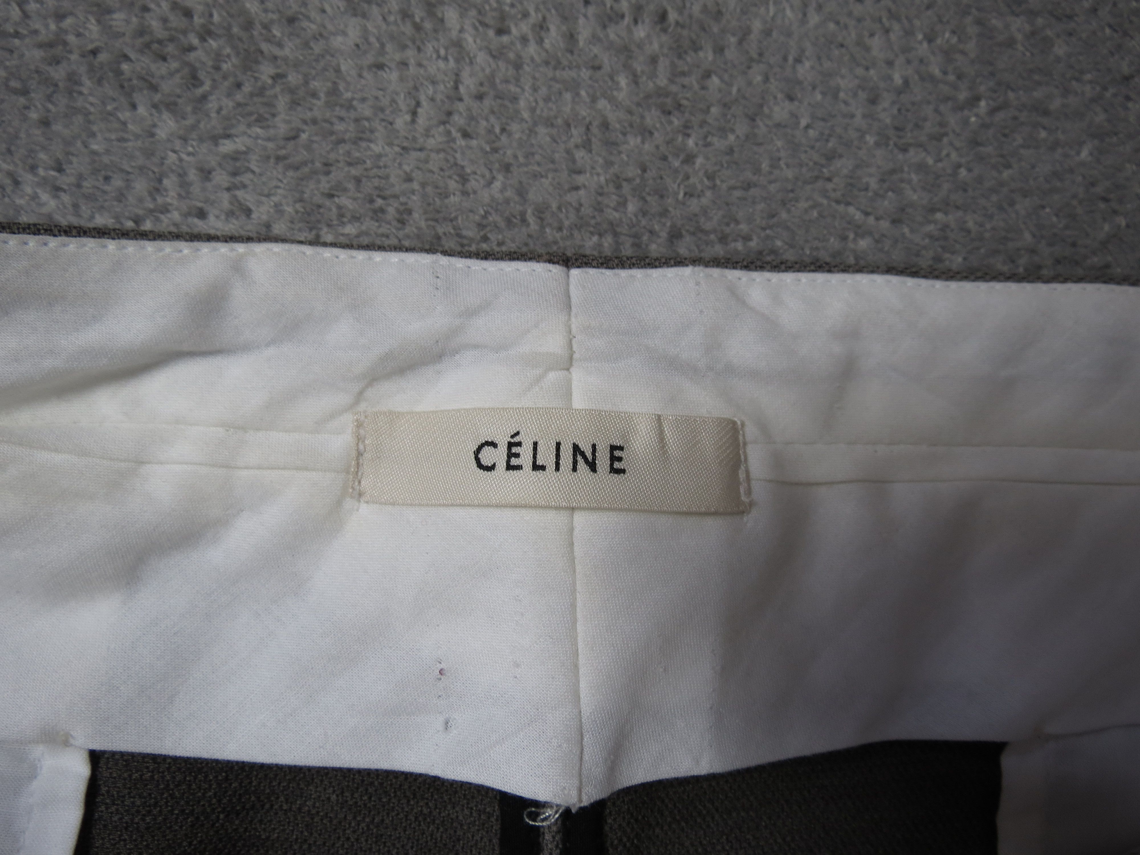 Celine Vintage womens Celine casual wool pants Size 32" / US 10 / IT 46 - 5 Thumbnail