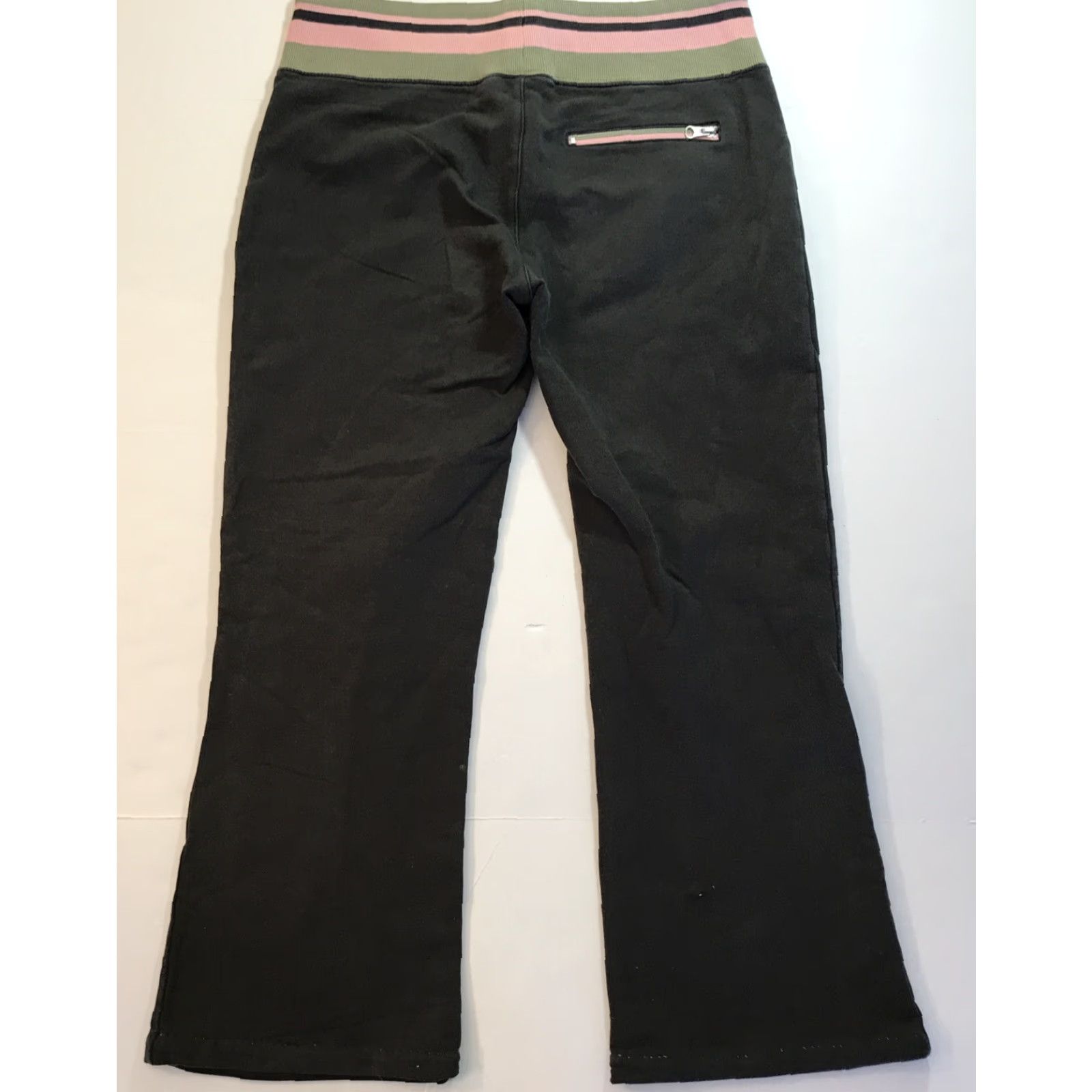 Burton VINTAGE Burton Sweatpants Black Flare Leg Womens XL Activewear Winter Sports Size 40" / US 18 - 4 Thumbnail