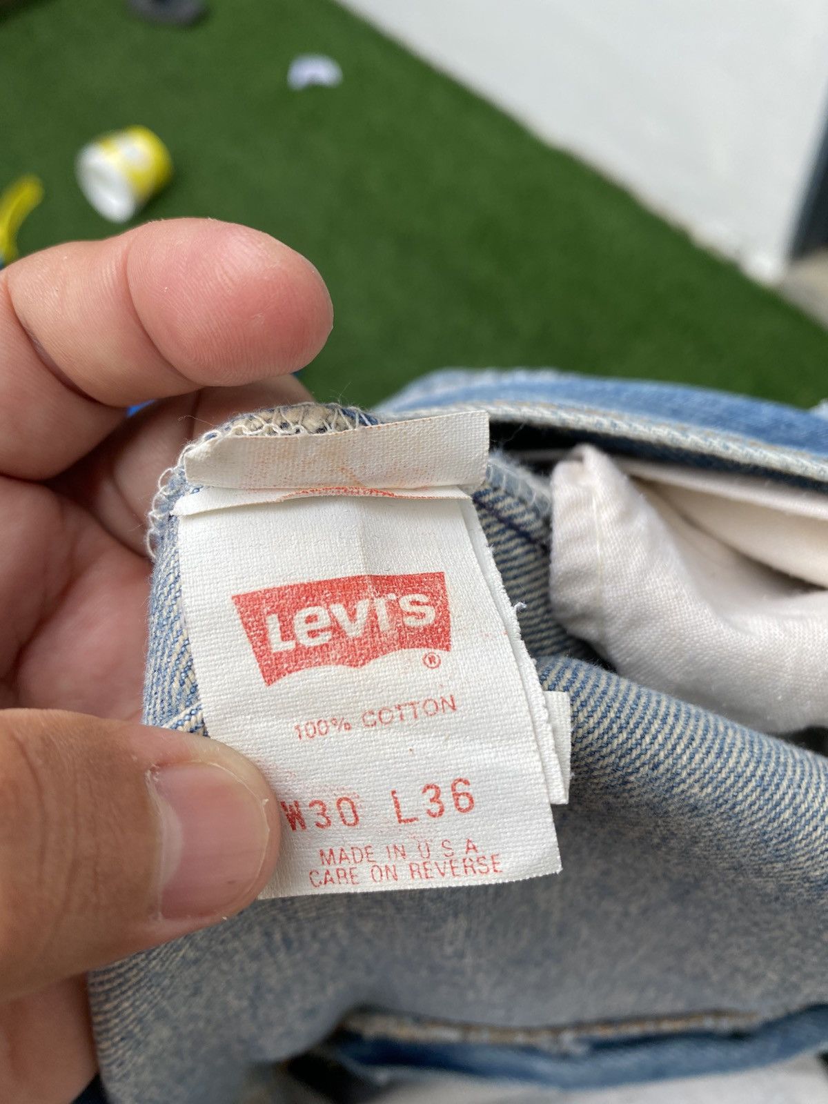 Levi's Vintage Clothing W29x32.5 vintage levi's 501 made in USA 90s Size US 29 - 7 Thumbnail