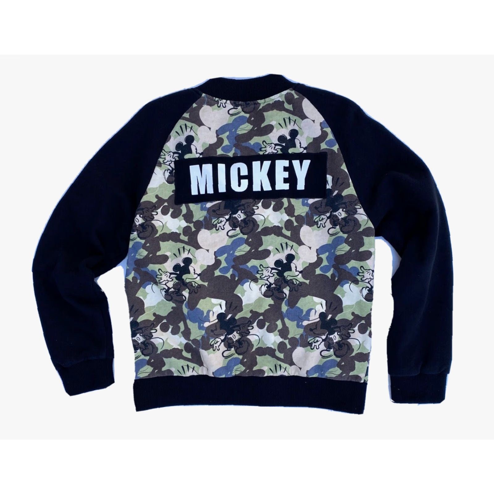 Vintage VINTAGE Holl House Holland x Disney Mickey Varsity Jacket Shirt Mens Camouflage Sz L Size US L / EU 52-54 / 3 - 3 Thumbnail