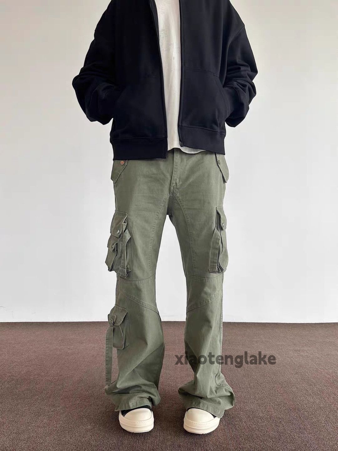 Designer × Japanese Brand × Vintage washed faded utility punk grunge bootcut cargo pants Size US 30 / EU 46 - 5 Thumbnail