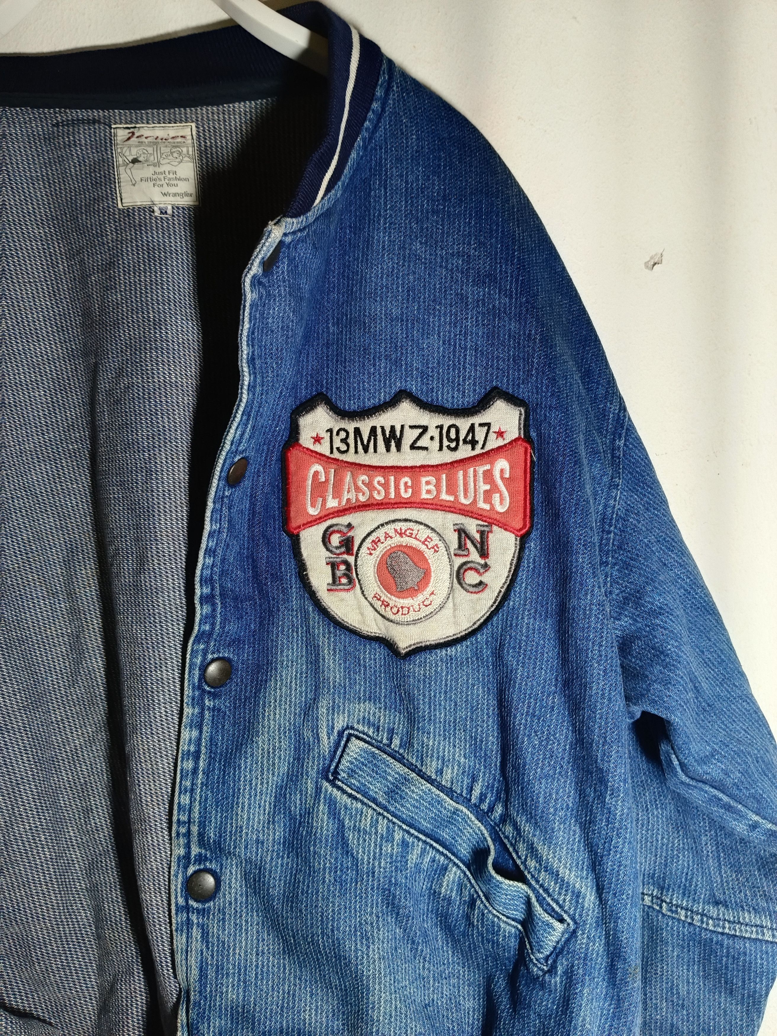Vintage × Wrangler vintage 50s wrangler blue bell Bomber jacket Size US M / EU 48-50 / 2 - 7 Thumbnail