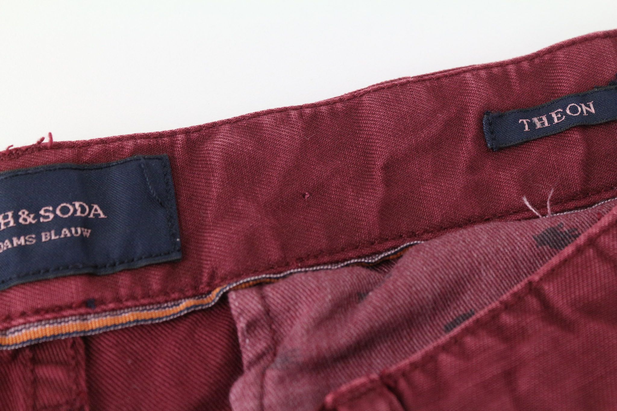 Scotch & Soda THEON W29/L34 Red Slim Chino Trousers 74865 Size US 29 - 8 Thumbnail