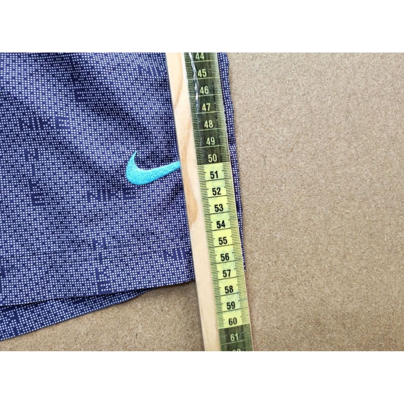 Nike Nike Vintage Blue Shorts Size L Mens Trunks Spellout Print Swoosh Drawstring Size US 33 - 4 Thumbnail
