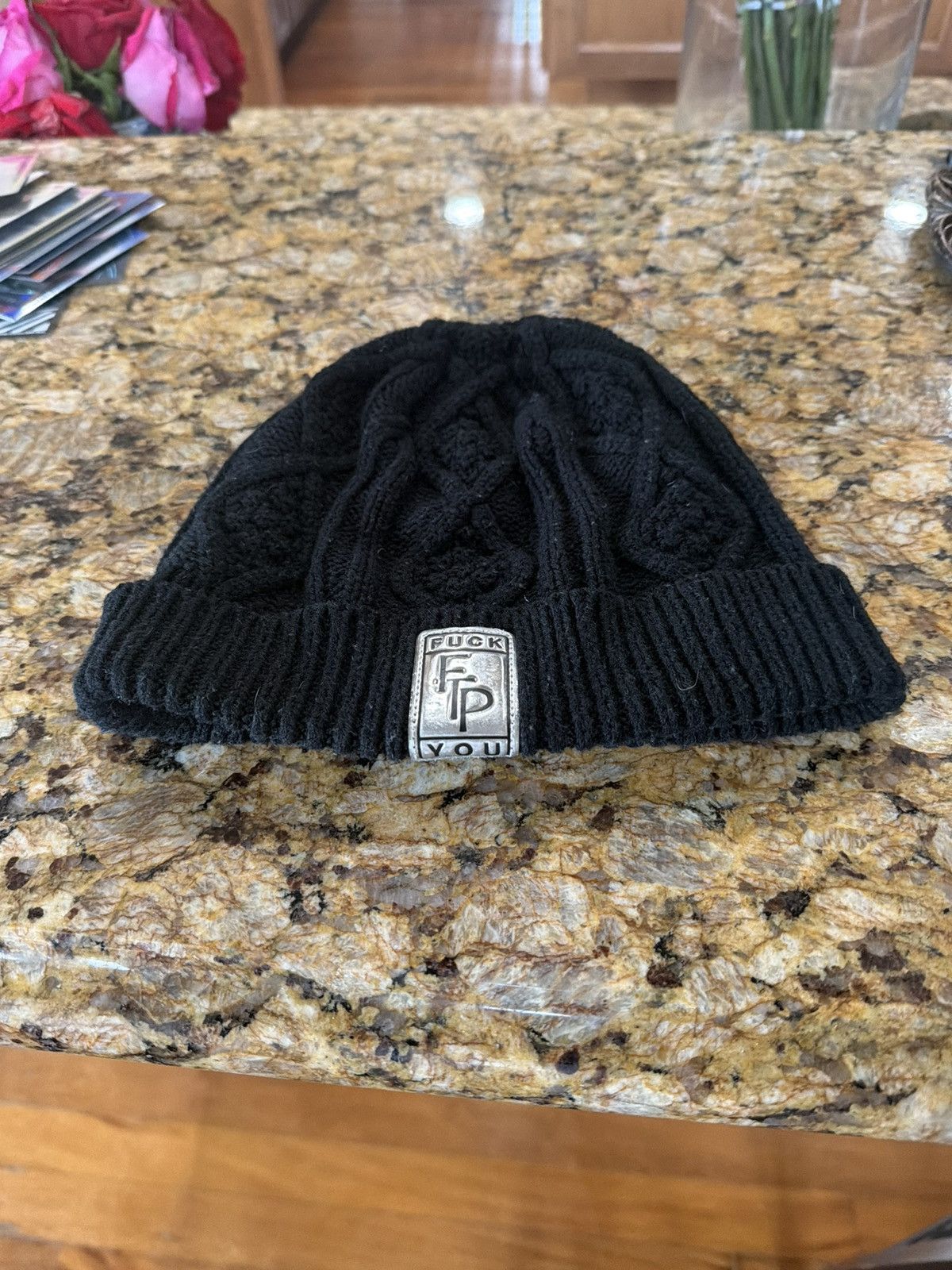 Fuck The Population FTP Big Body Cable Unit Beanie OS Size ONE SIZE - 1 Thumbnail