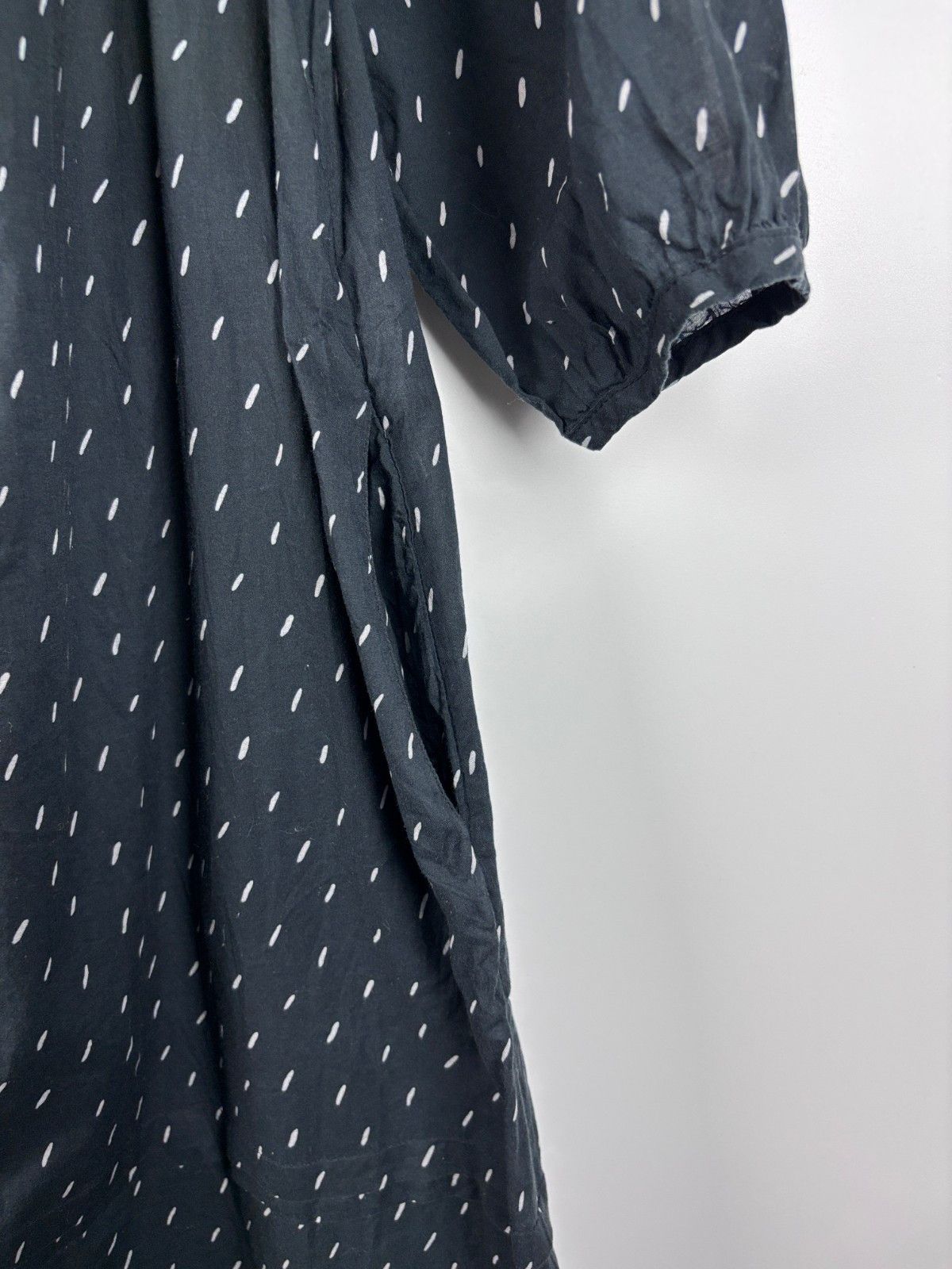 Gudrun Sjoden Gudrun Sjoden Dash Print Dress Cotton Black Size M Size M / US 6-8 / IT 42-44 - 6 Thumbnail