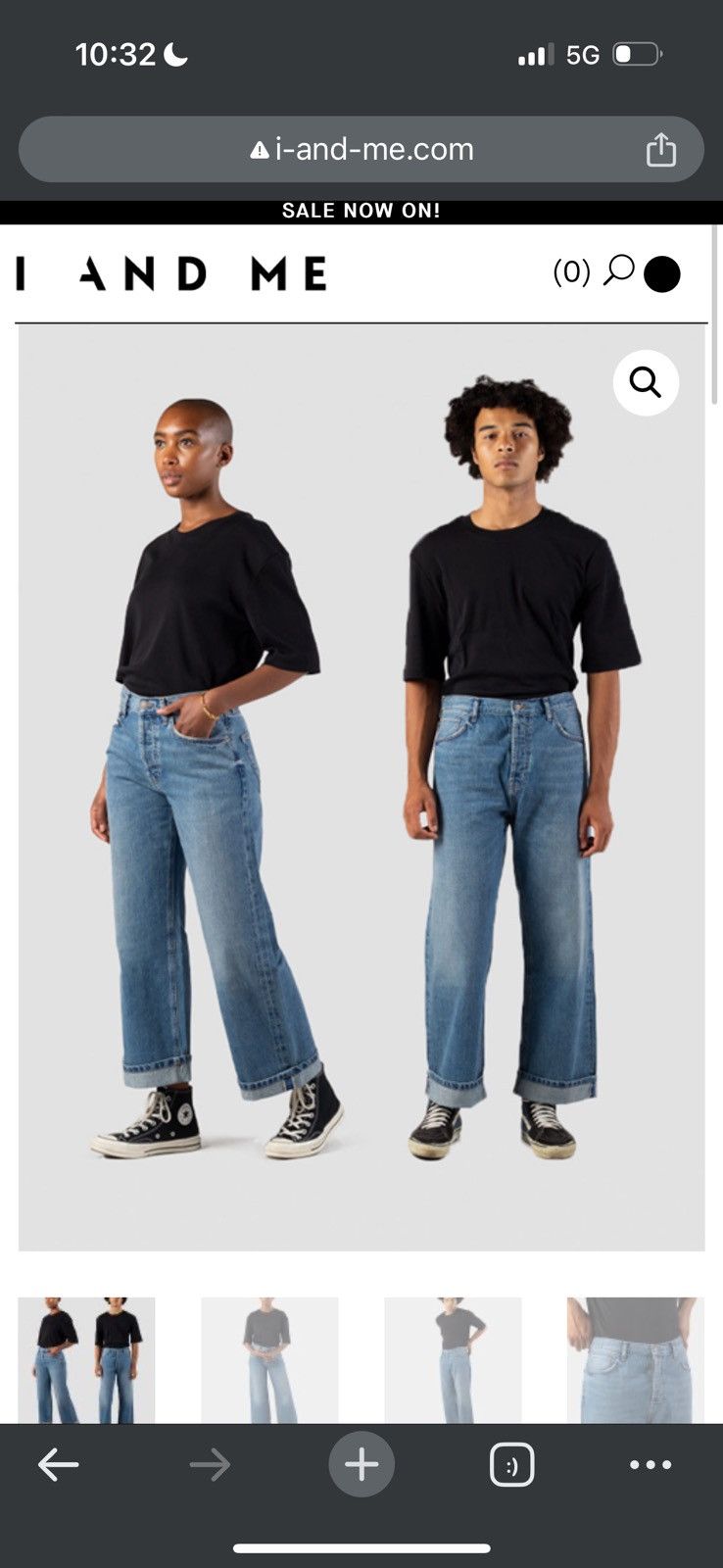 Other I And Me Selvedge Wide Leg Denim marked 34x32 Size US 34 / EU 50 - 1 Thumbnail