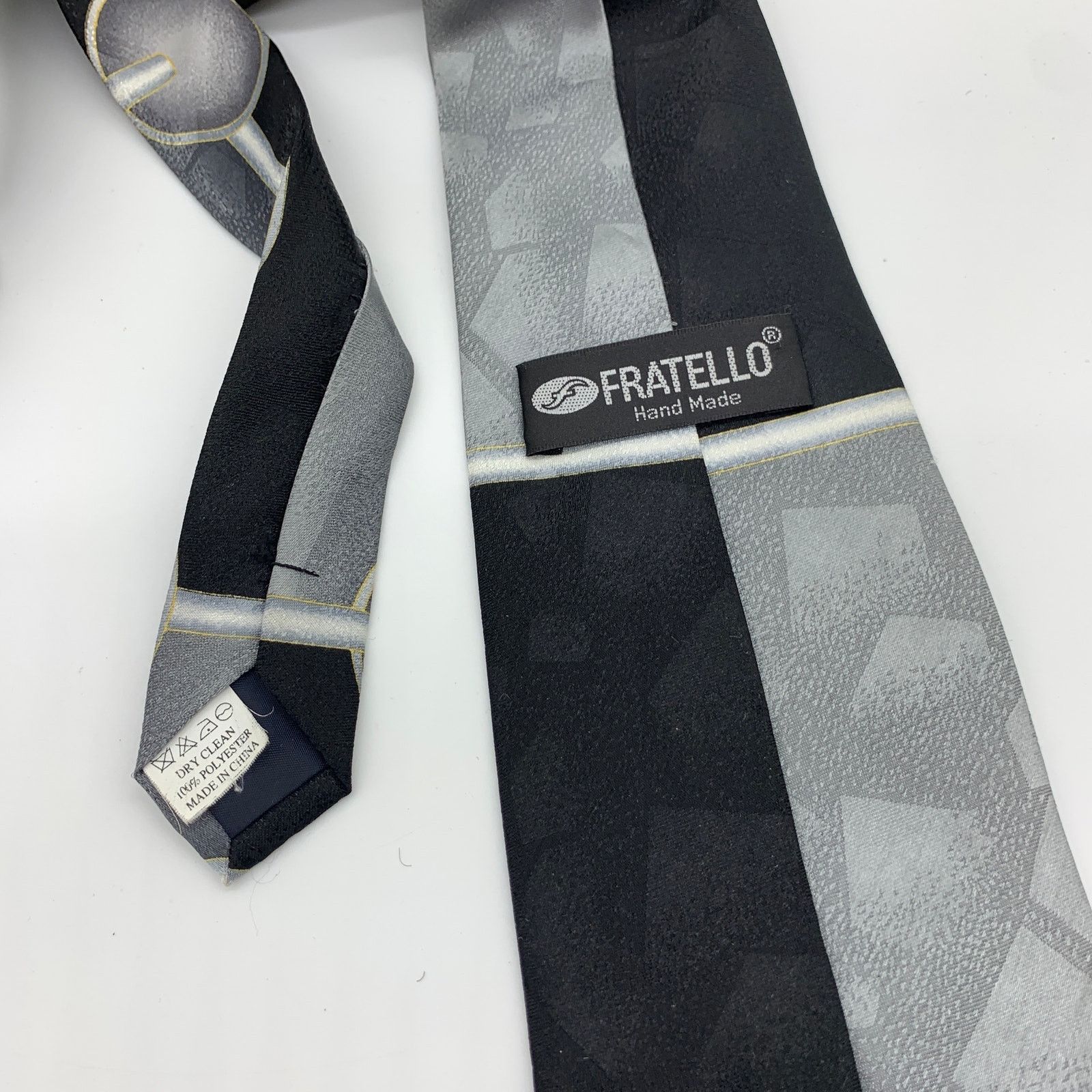 Other Fratello Necktie Hand Make 100% Polyester Size ONE SIZE - 3 Thumbnail