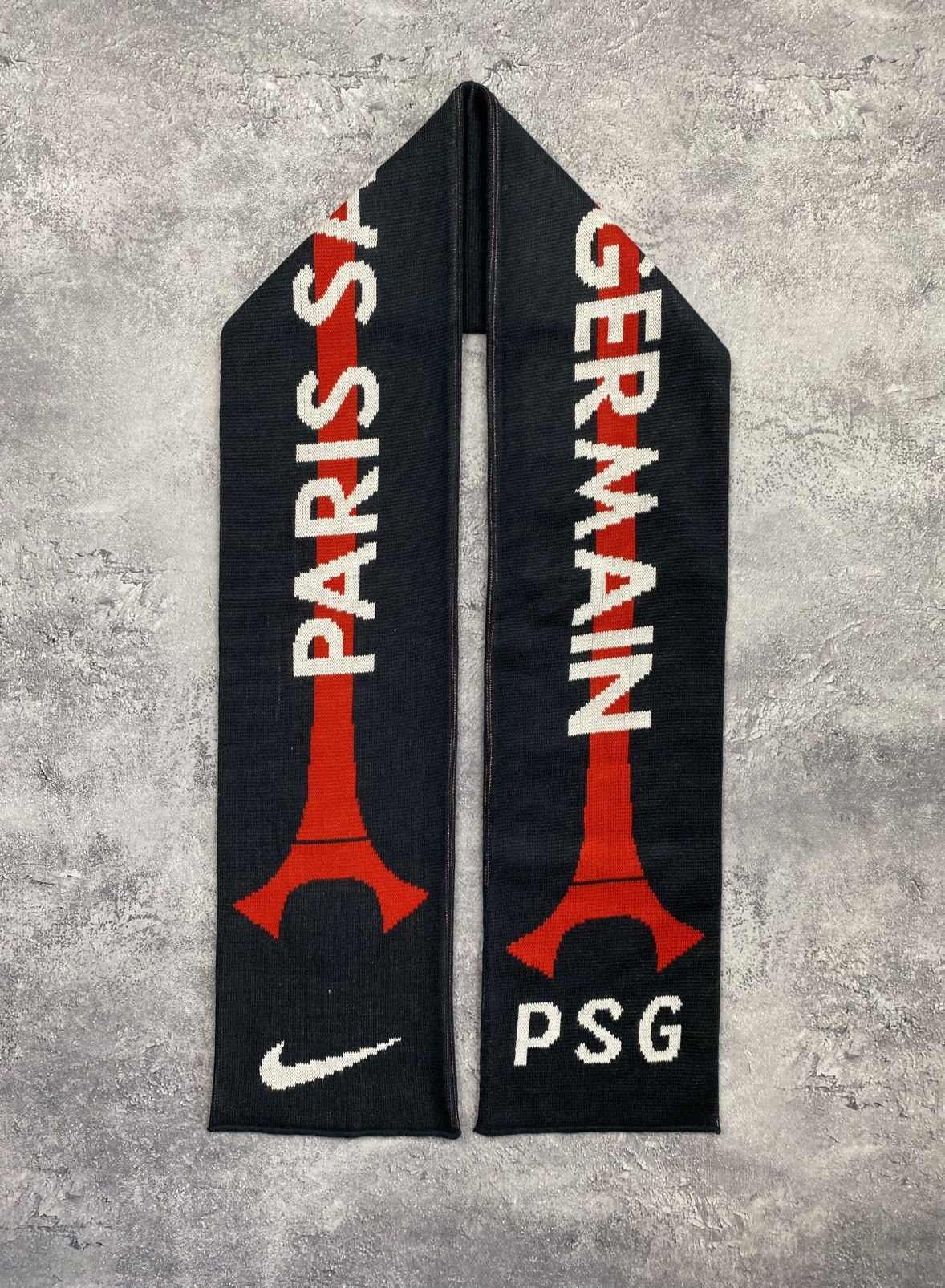 Nike Vintage Nike Paris Saint Germain Scarf PSG Rare Soccer Y2K Size ONE SIZE - 3 Thumbnail