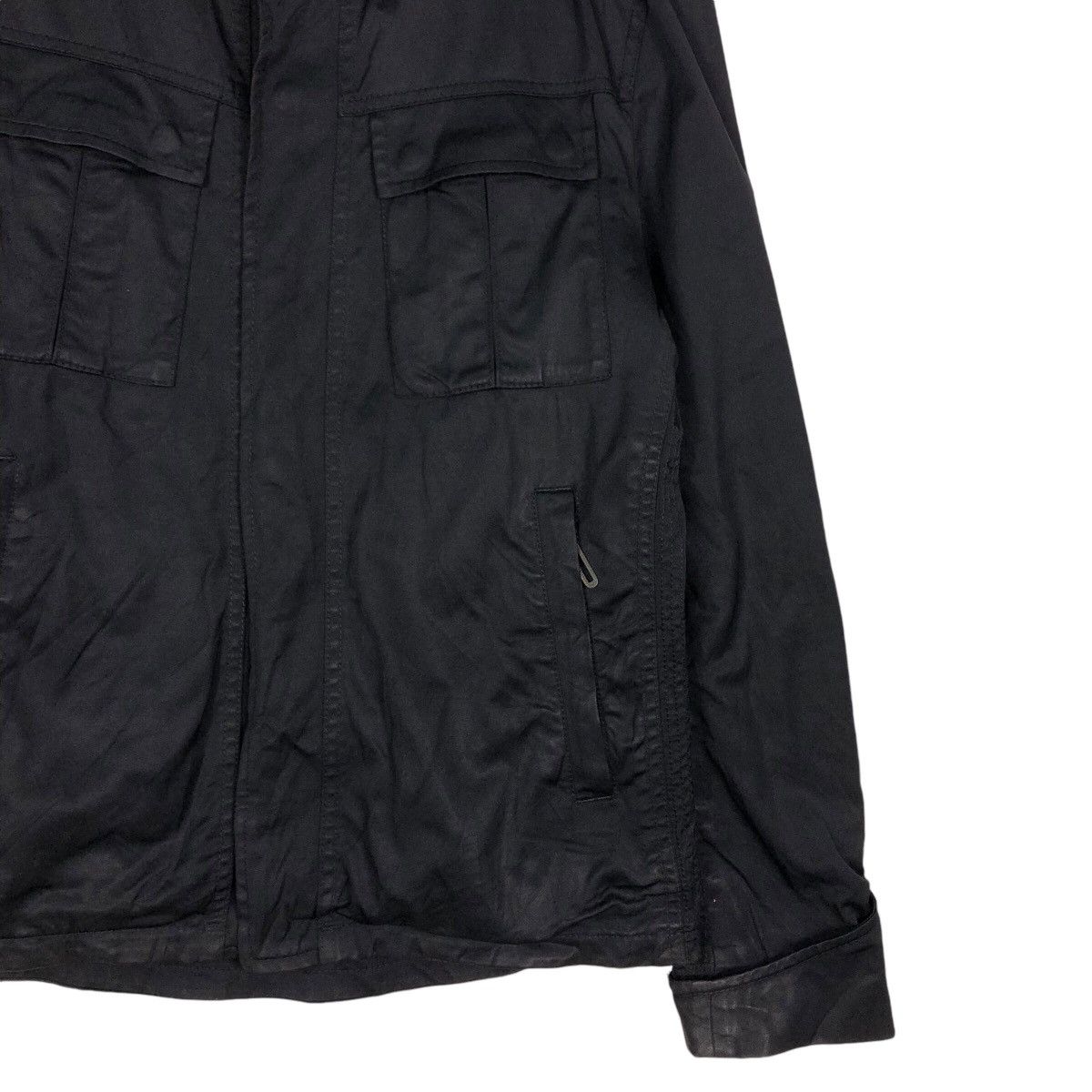 Japanese Brand 📌Vintage Biker Parachute Jacket Junmen Black Line Ginza Size US M / EU 48-50 / 2 - 6 Thumbnail