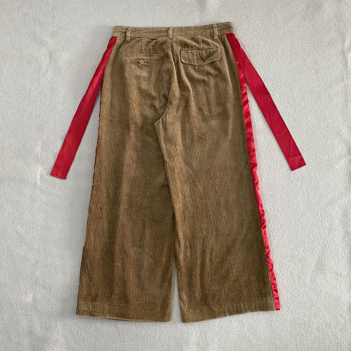 GU × Japanese Brand × Undercover GuxUndercover Corduroy Baggy Wide Pants Size XLARGE Size 31" - 4 Thumbnail