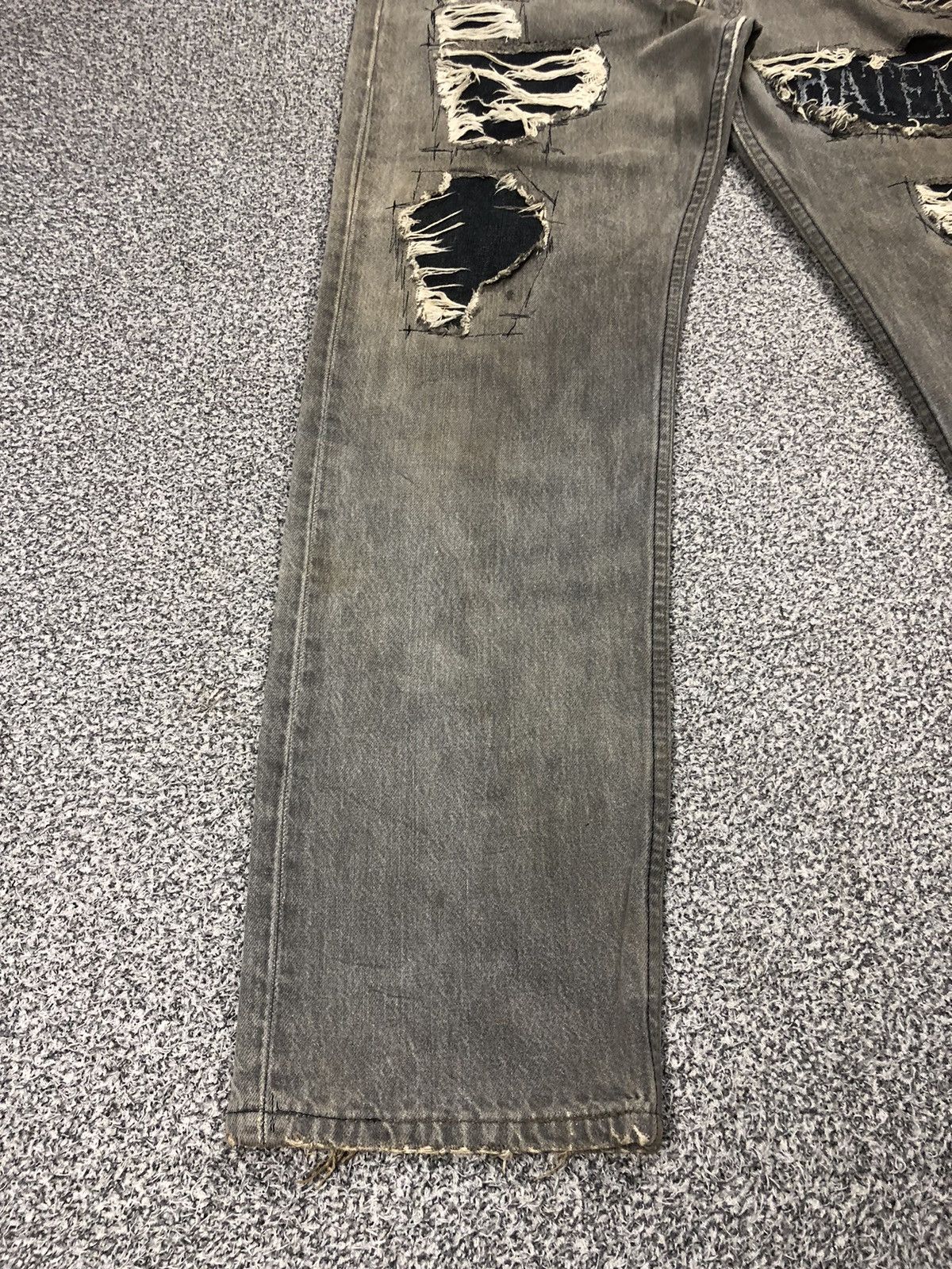 Japanese Brand × Levi's × Vintage Vintage Levis 511 Distressed Patches Kurt Cobain Style Jeans Size US 34 / EU 50 - 11 Thumbnail