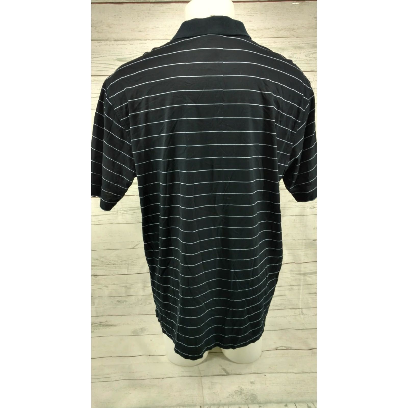 Vintage Amen Corner Dark Blue Masters Golf Logo Striped Shirt XL Shirt Mens Basic Polo Size US XL / EU 56 / 4 - 6 Thumbnail