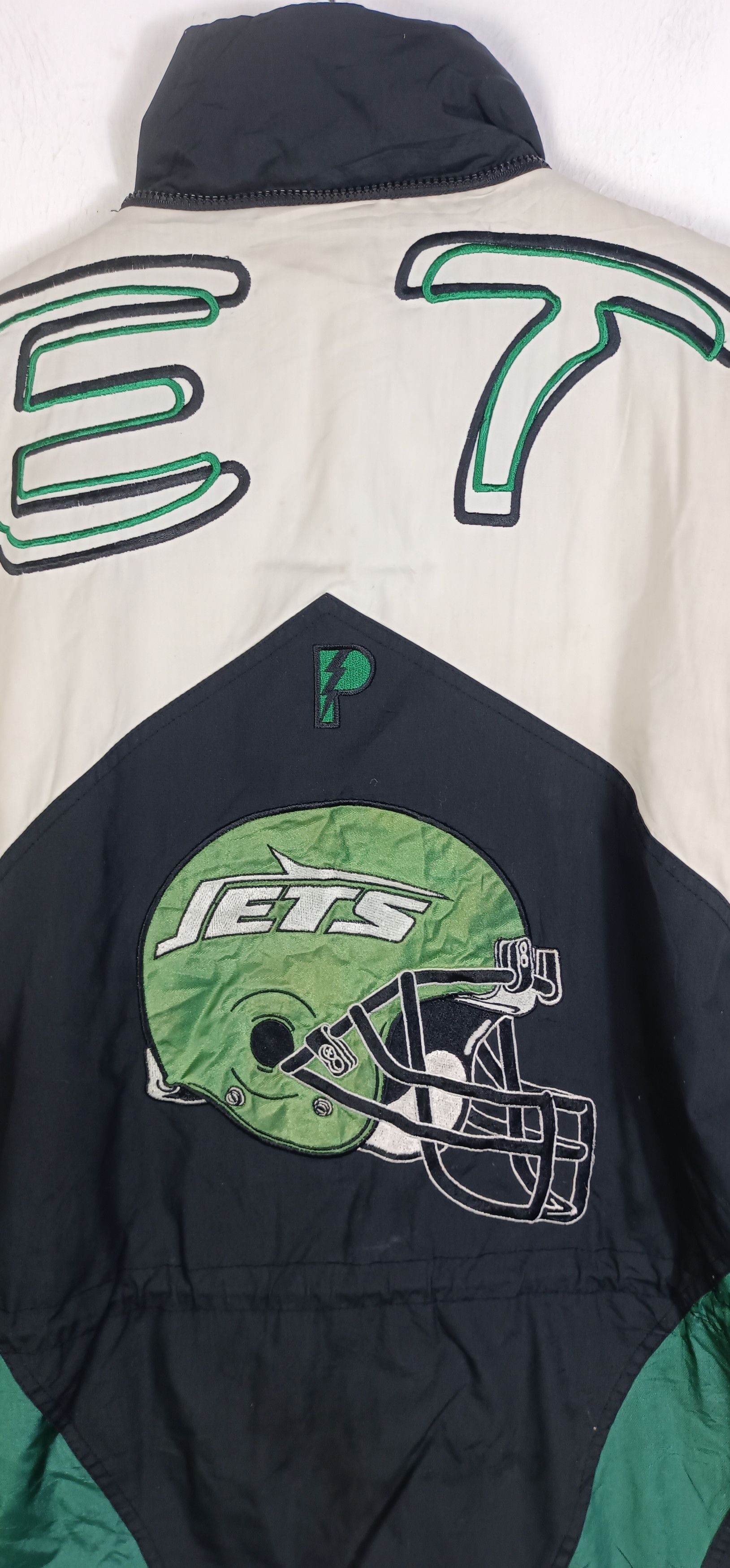 NFL Vintage 90🔥 New York Jets NFL Puffer Jacket Size US XXL / EU 58 / 5 - 4 Thumbnail