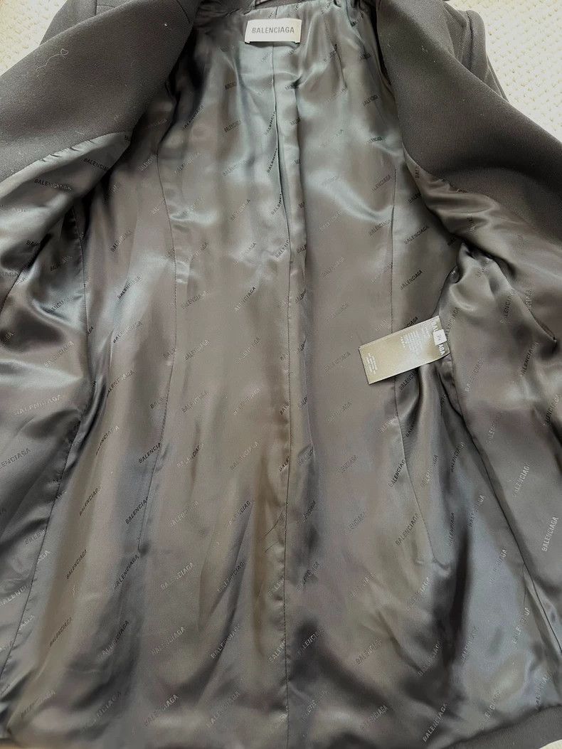 Balenciaga Balenciaga Solid black single-breasted long-sleeved suit 25 Size 34R - 4 Thumbnail
